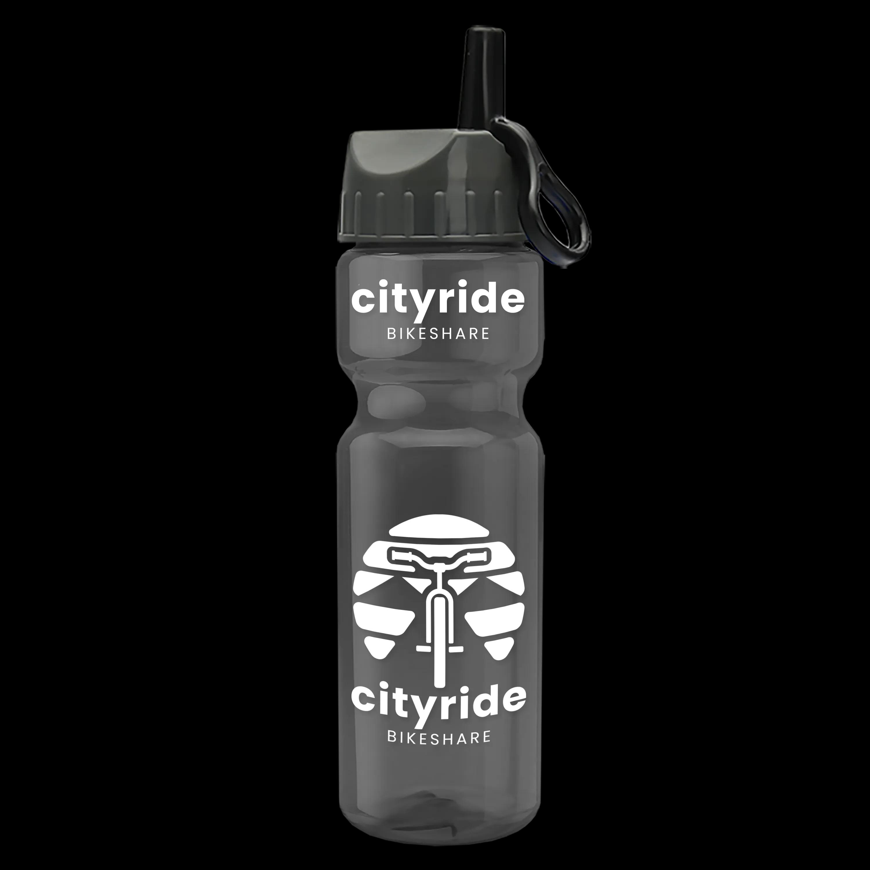 Garyline® Champ Recycled Bottle with Ring-Straw Lid - 28 oz. 53 of 65