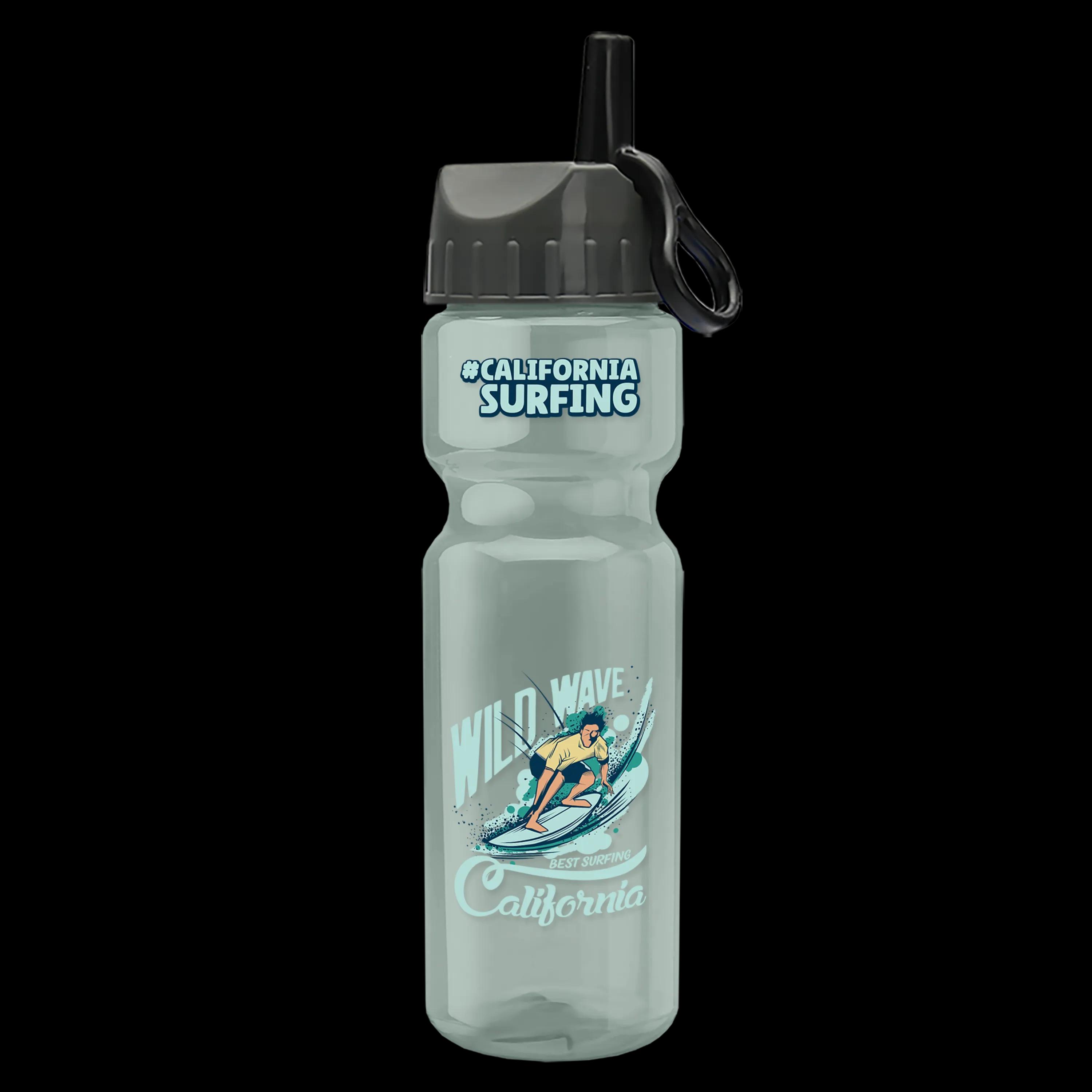 Garyline® Champ Recycled Bottle with Ring-Straw Lid - 28 oz. 52 of 65