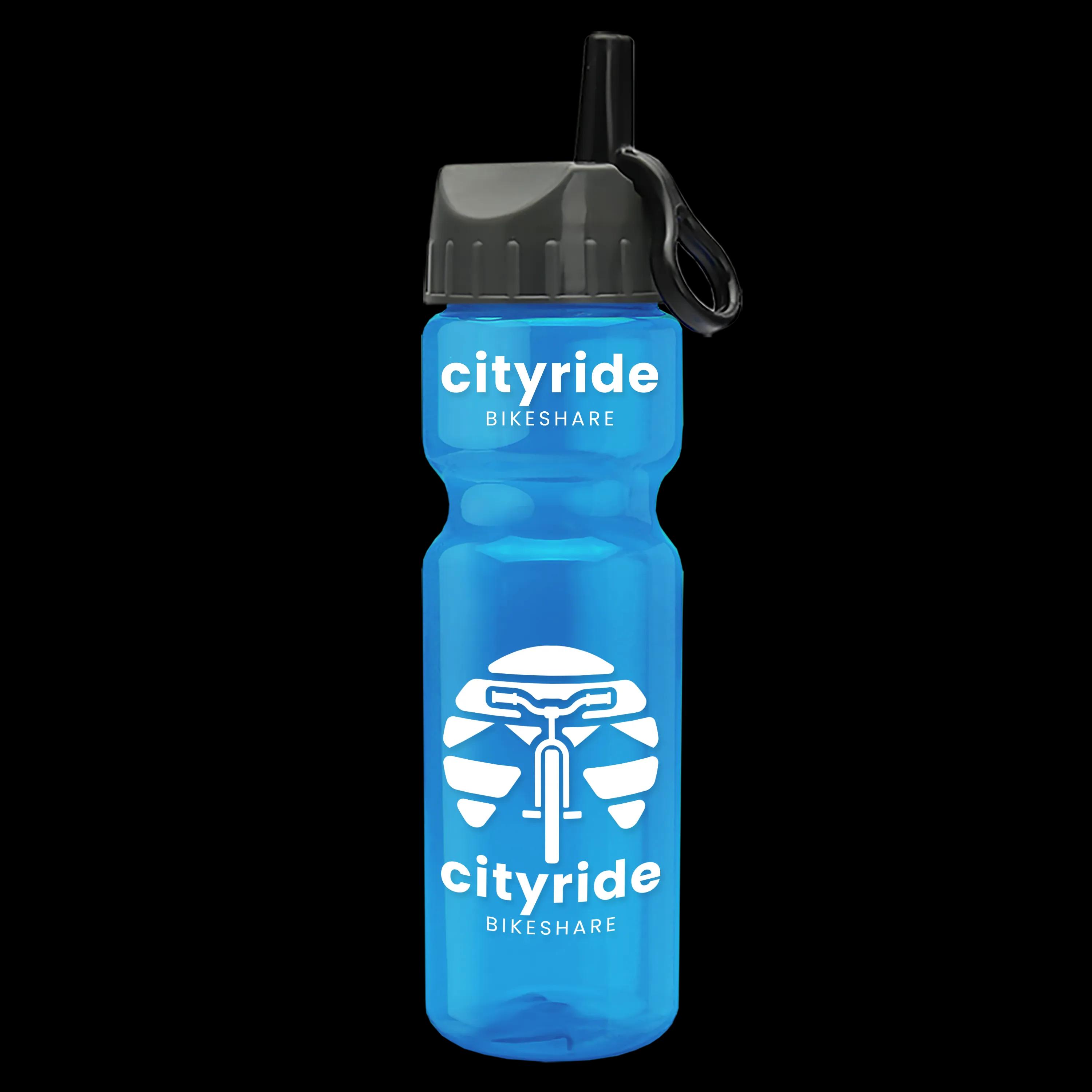 Garyline® Champ Recycled Bottle with Ring-Straw Lid - 28 oz. 54 of 65