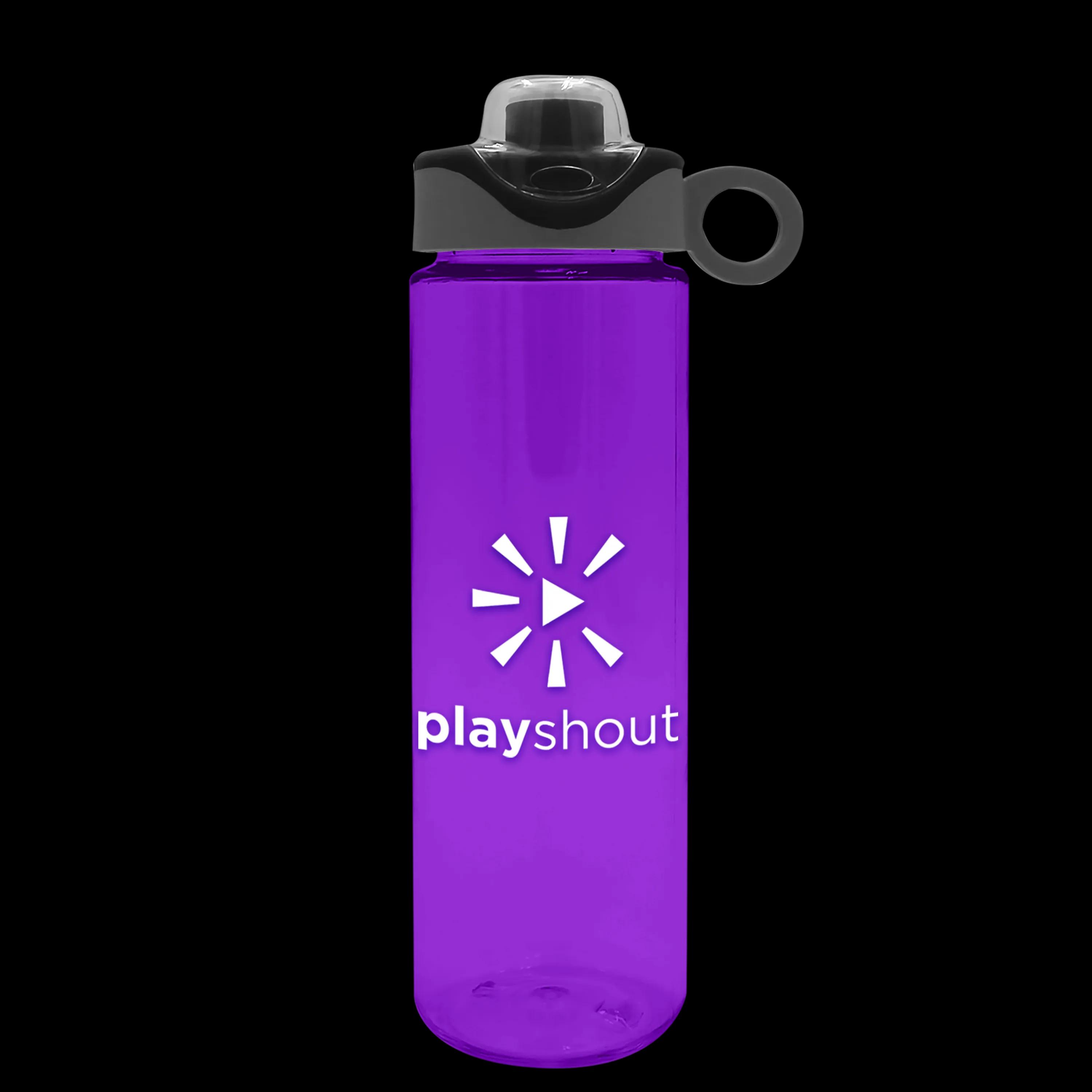 Garyline® Freedom Tritan® Bottle with Two-Tone Drink-Thru Lid with Silicone Loop - 28 oz. 27 of 64