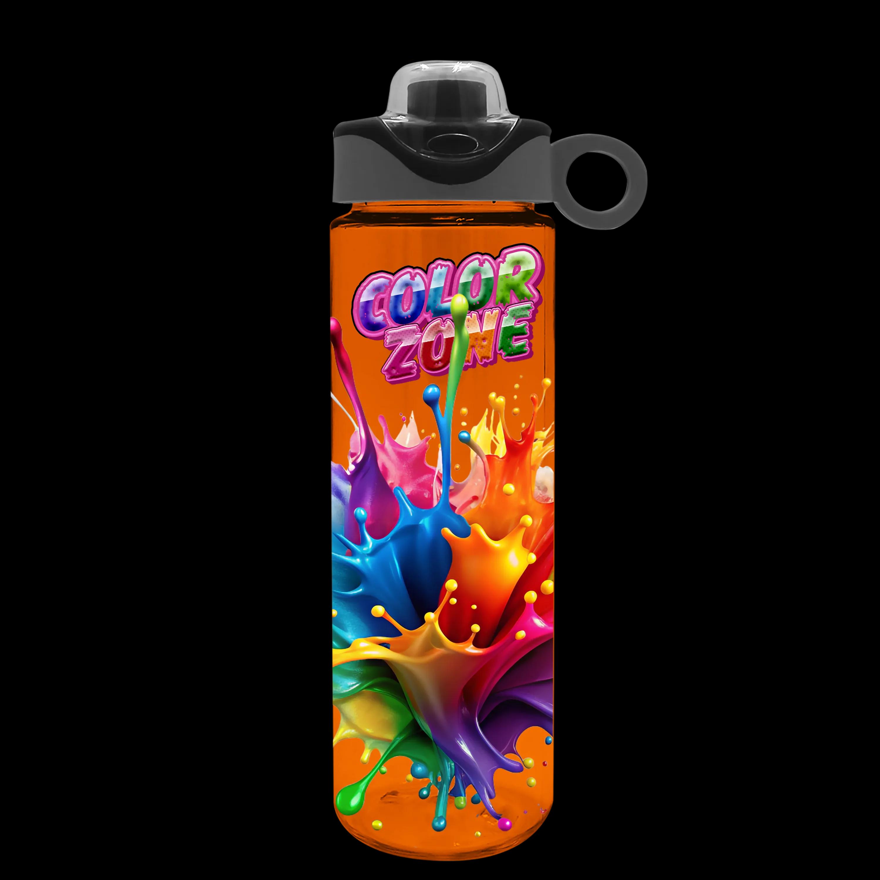 Garyline® Freedom Tritan® Bottle with Two-Tone Drink-Thru Lid with Silicone Loop - 28 oz. 22 of 64