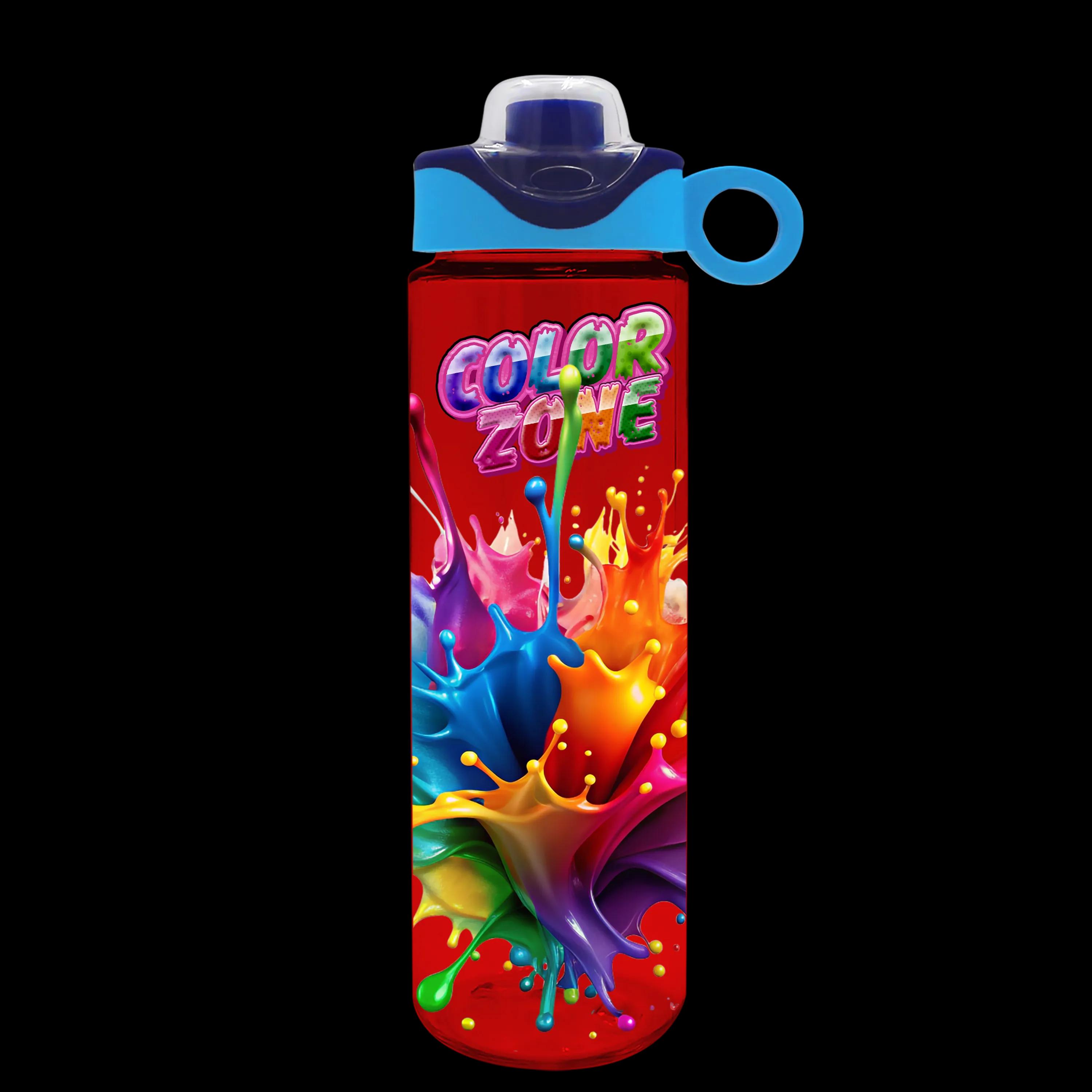 Garyline® Freedom Tritan® Bottle with Two-Tone Drink-Thru Lid with Silicone Loop - 28 oz. 24 of 64