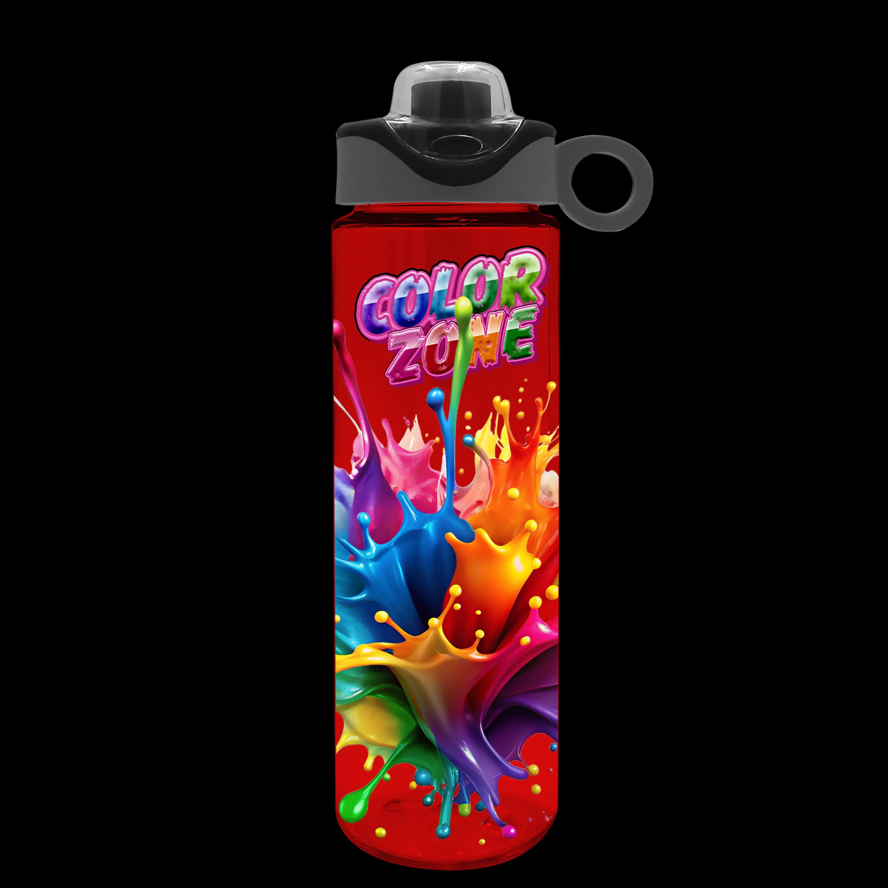 Garyline® Freedom Tritan® Bottle with Two-Tone Drink-Thru Lid with Silicone Loop - 28 oz. 12 of 64