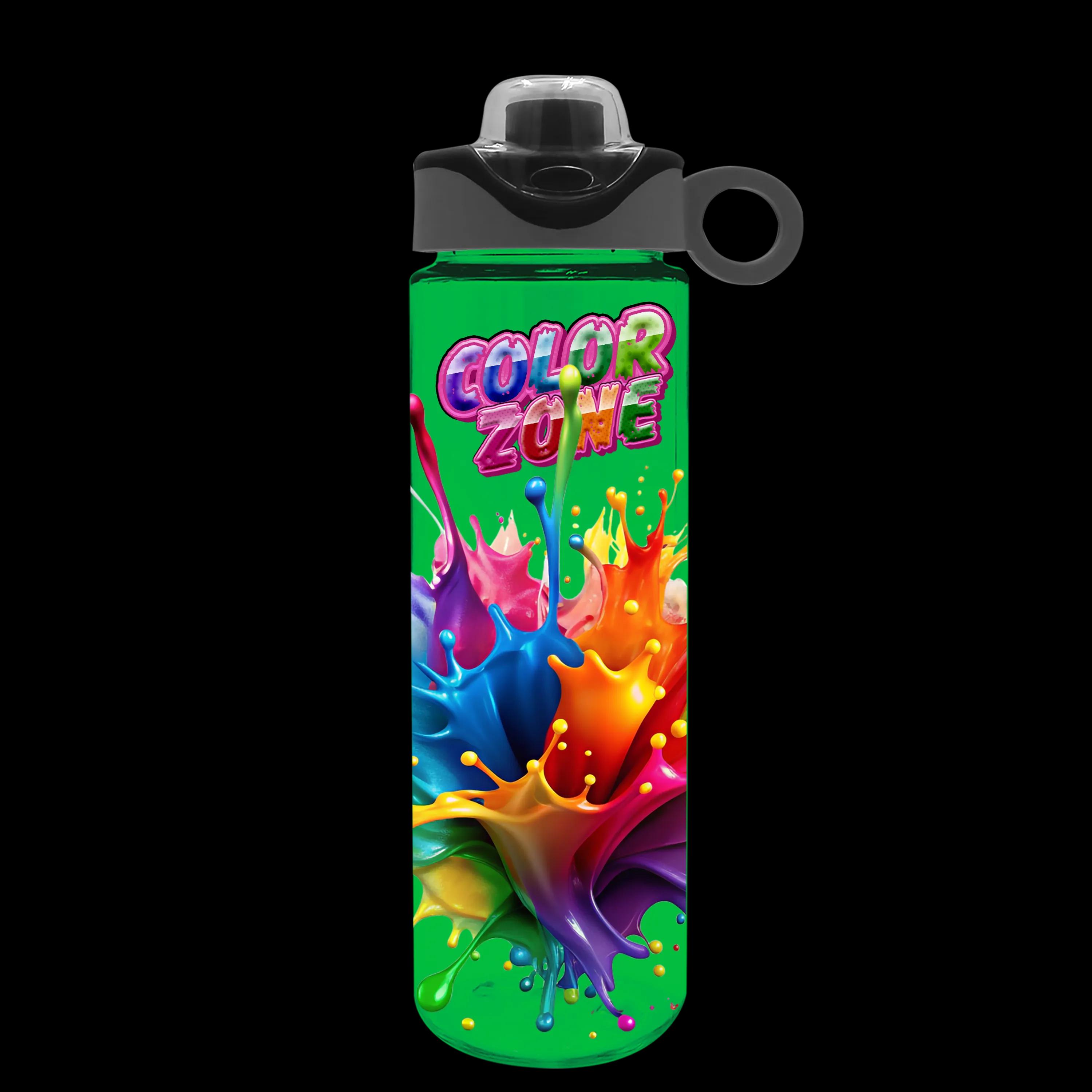 Garyline® Freedom Tritan® Bottle with Two-Tone Drink-Thru Lid with Silicone Loop - 28 oz. 4 of 64