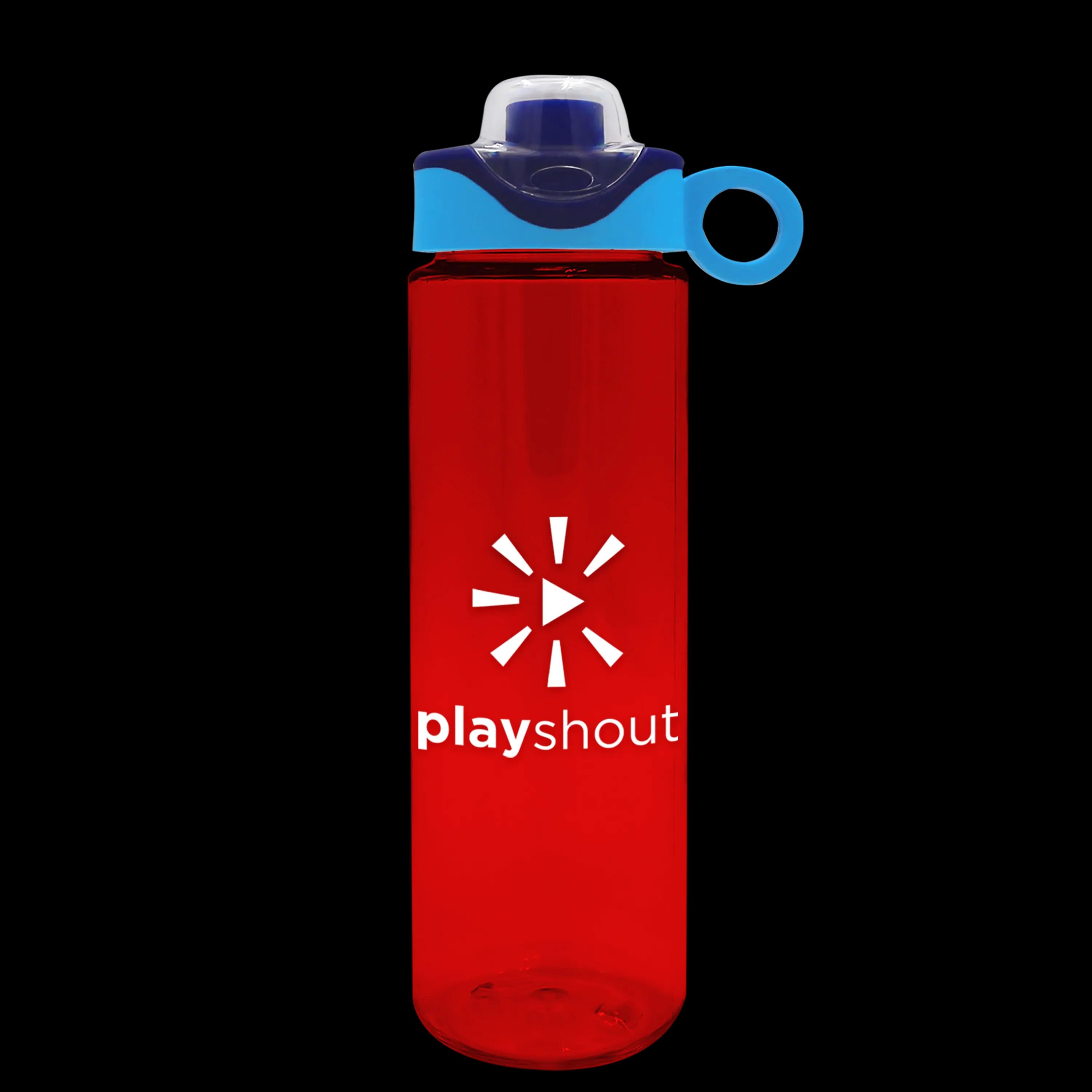 Garyline® Freedom Tritan® Bottle with Two-Tone Drink-Thru Lid with Silicone Loop - 28 oz. 23 of 64