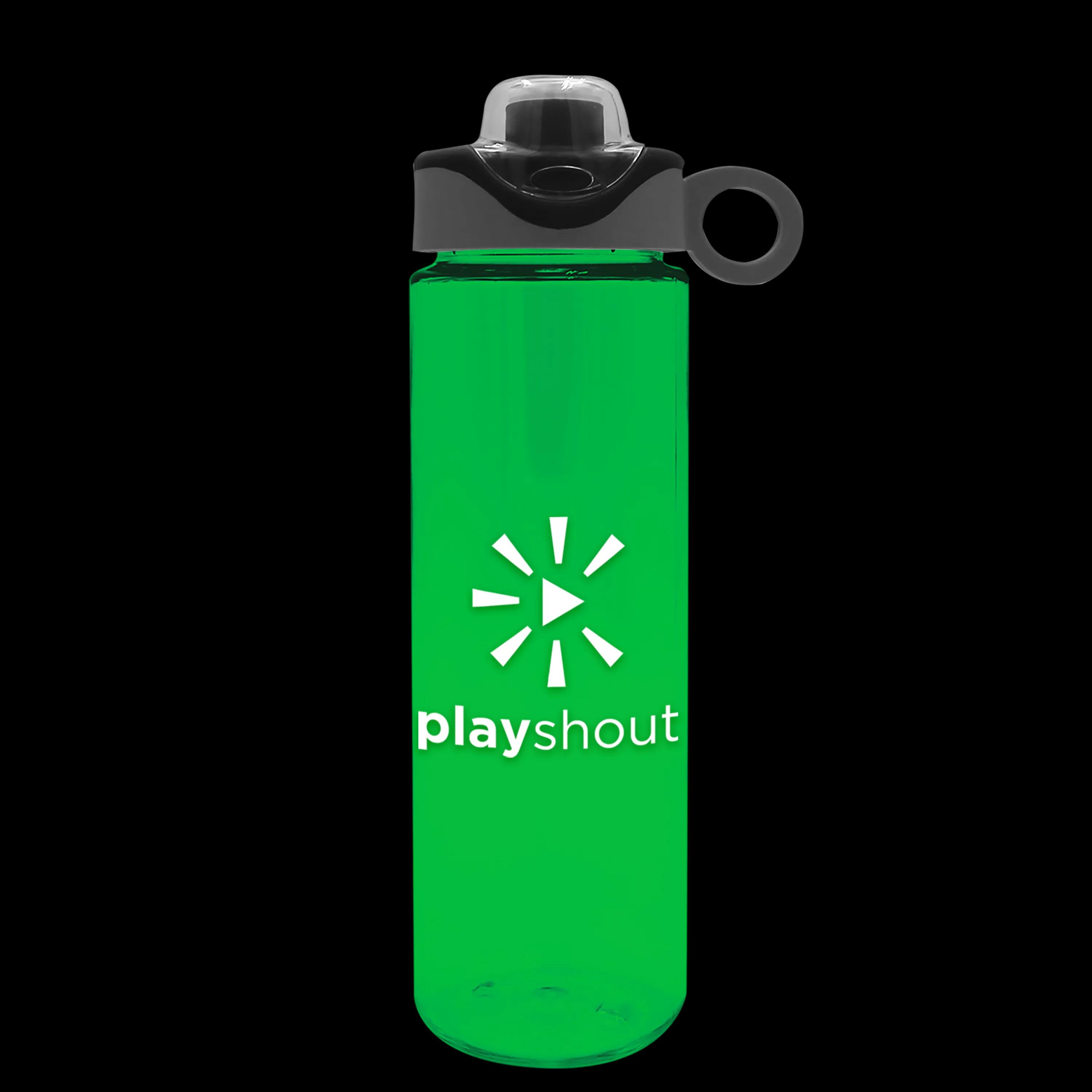 Garyline® Freedom Tritan® Bottle with Two-Tone Drink-Thru Lid with Silicone Loop - 28 oz. 19 of 64