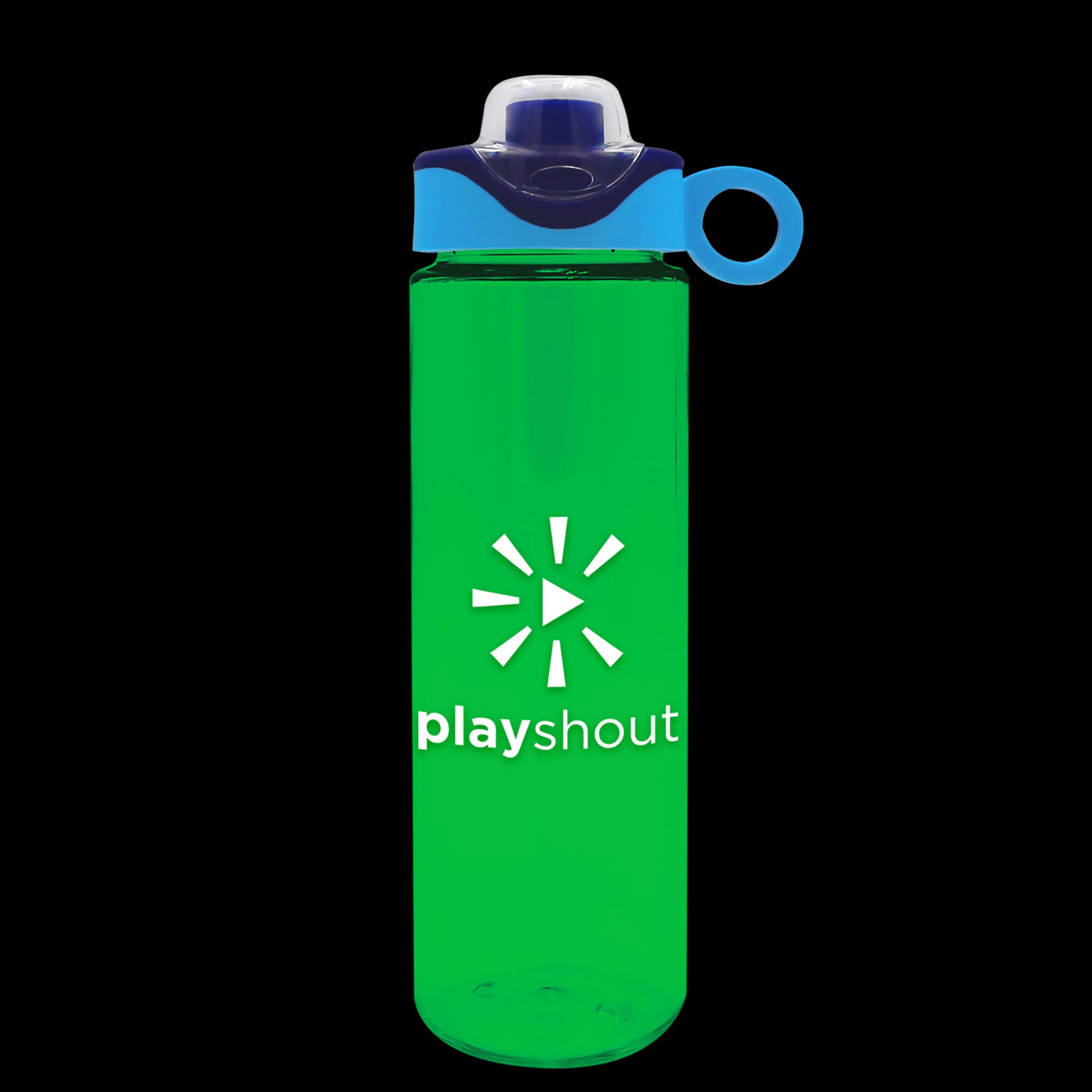 Garyline® Freedom Tritan® Bottle with Two-Tone Drink-Thru Lid with Silicone Loop - 28 oz. 17 of 64