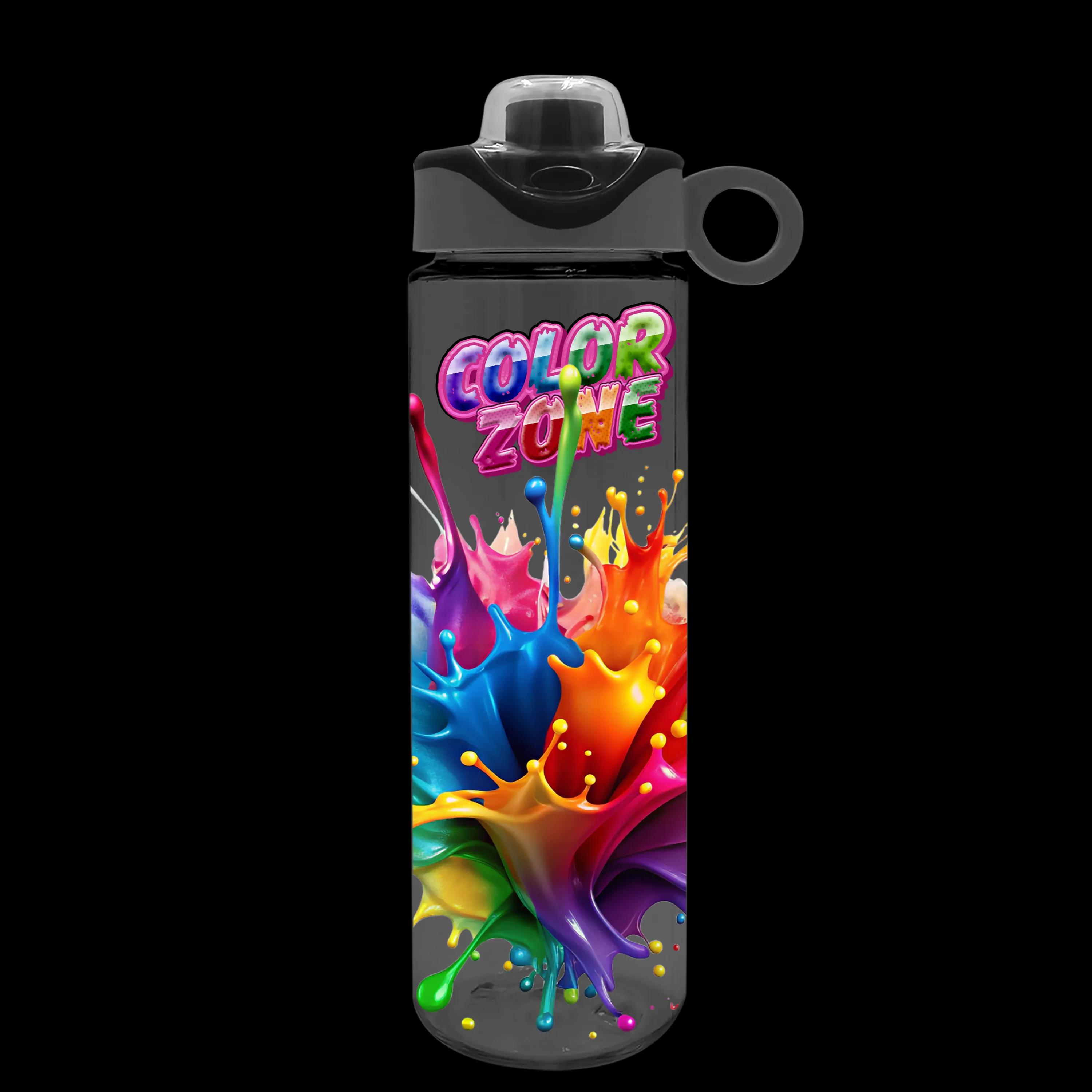 Garyline® Freedom Tritan® Bottle with Two-Tone Drink-Thru Lid with Silicone Loop - 28 oz. 7 of 64