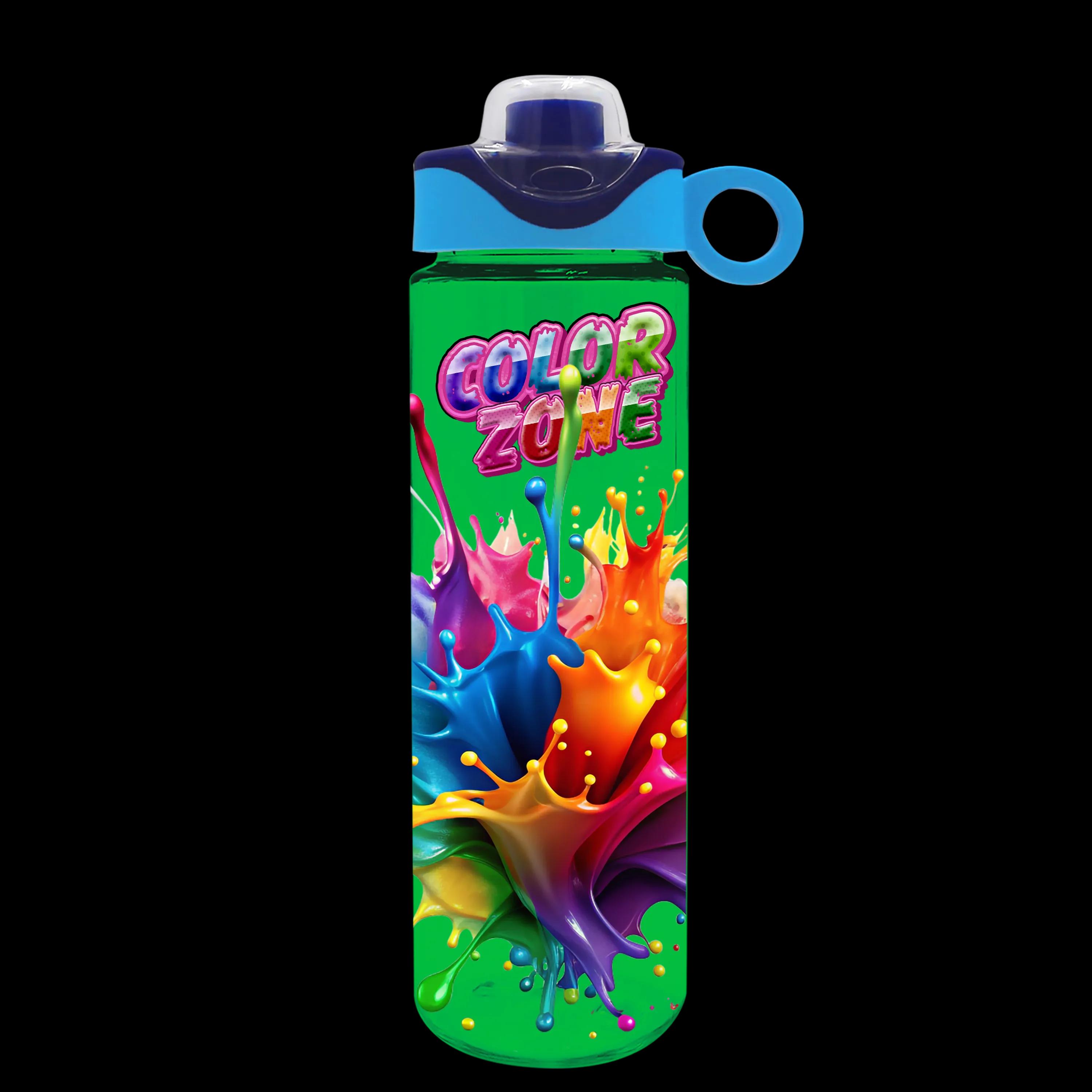Garyline® Freedom Tritan® Bottle with Two-Tone Drink-Thru Lid with Silicone Loop - 28 oz. 18 of 64