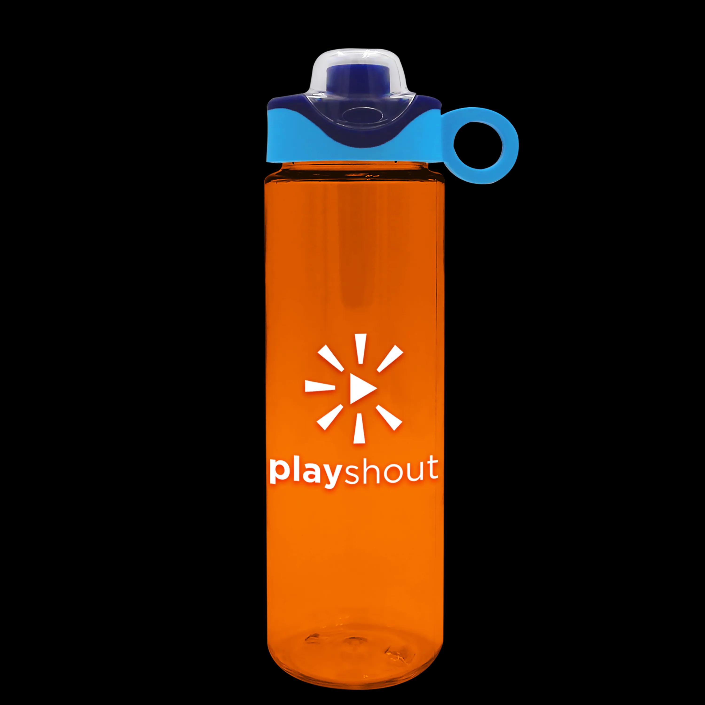 Garyline® Freedom Tritan® Bottle with Two-Tone Drink-Thru Lid with Silicone Loop - 28 oz. 5 of 64