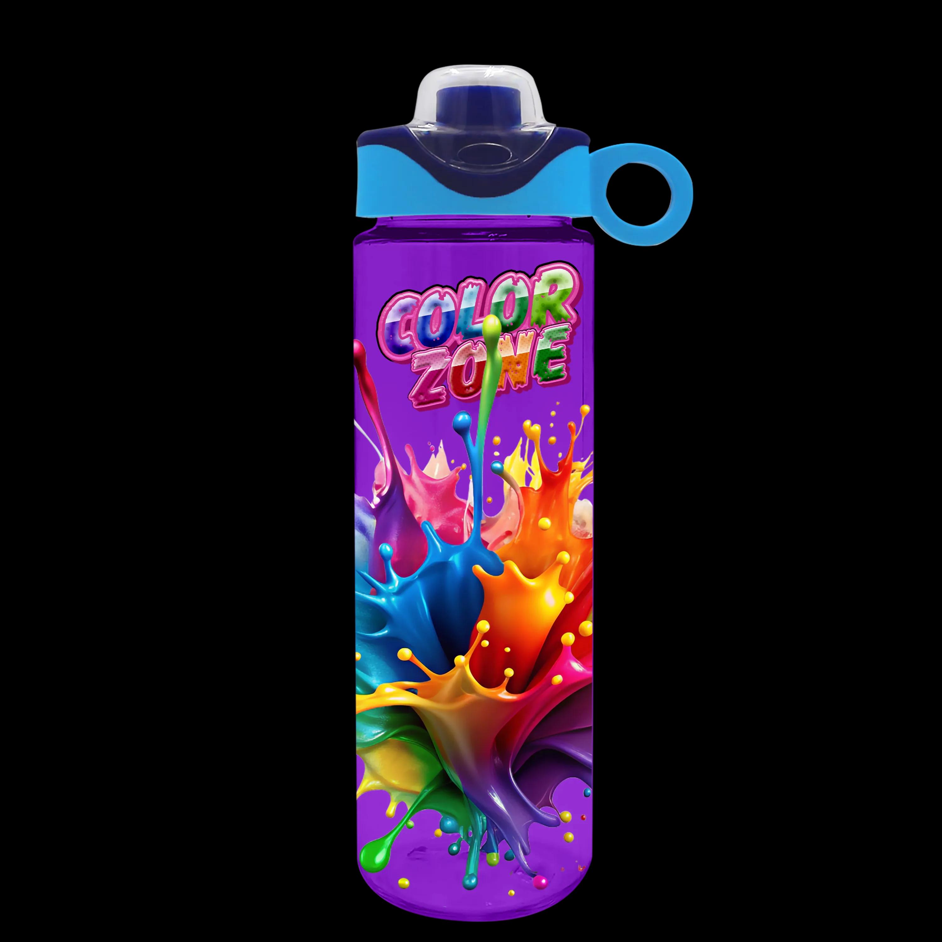 Garyline® Freedom Tritan® Bottle with Two-Tone Drink-Thru Lid with Silicone Loop - 28 oz. 26 of 64