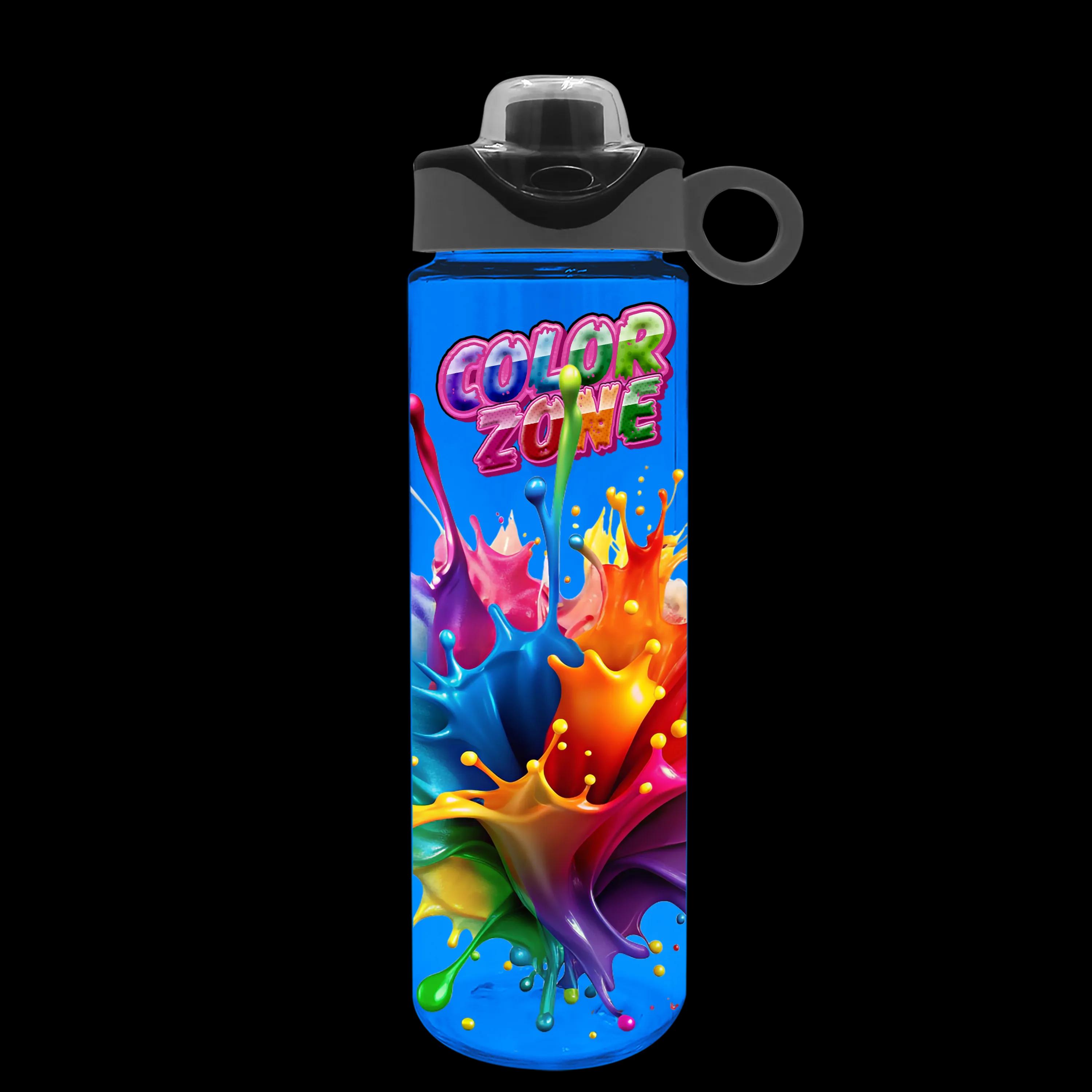 Garyline® Freedom Tritan® Bottle with Two-Tone Drink-Thru Lid with Silicone Loop - 28 oz. 16 of 64