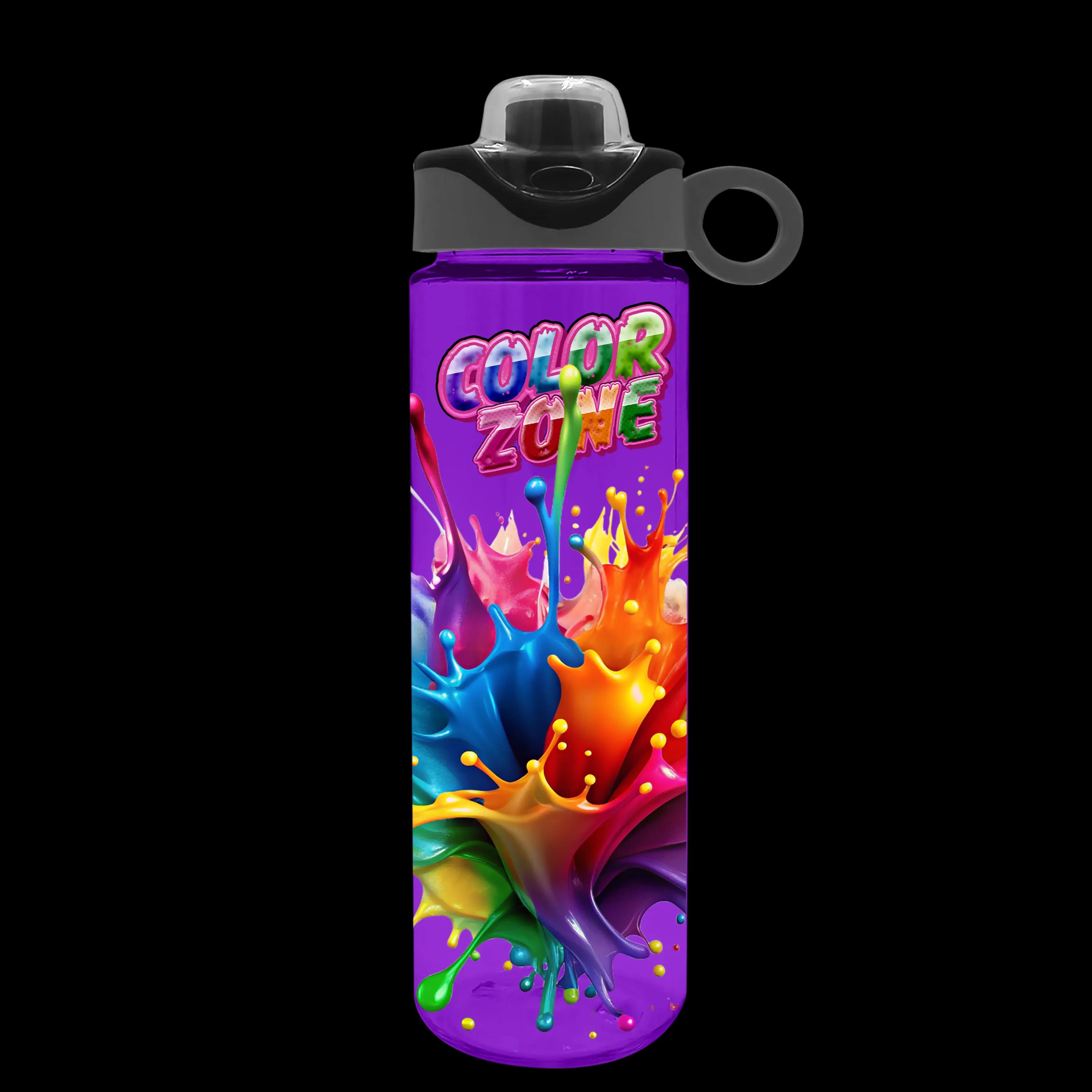 Garyline® Freedom Tritan® Bottle with Two-Tone Drink-Thru Lid with Silicone Loop - 28 oz. 28 of 64