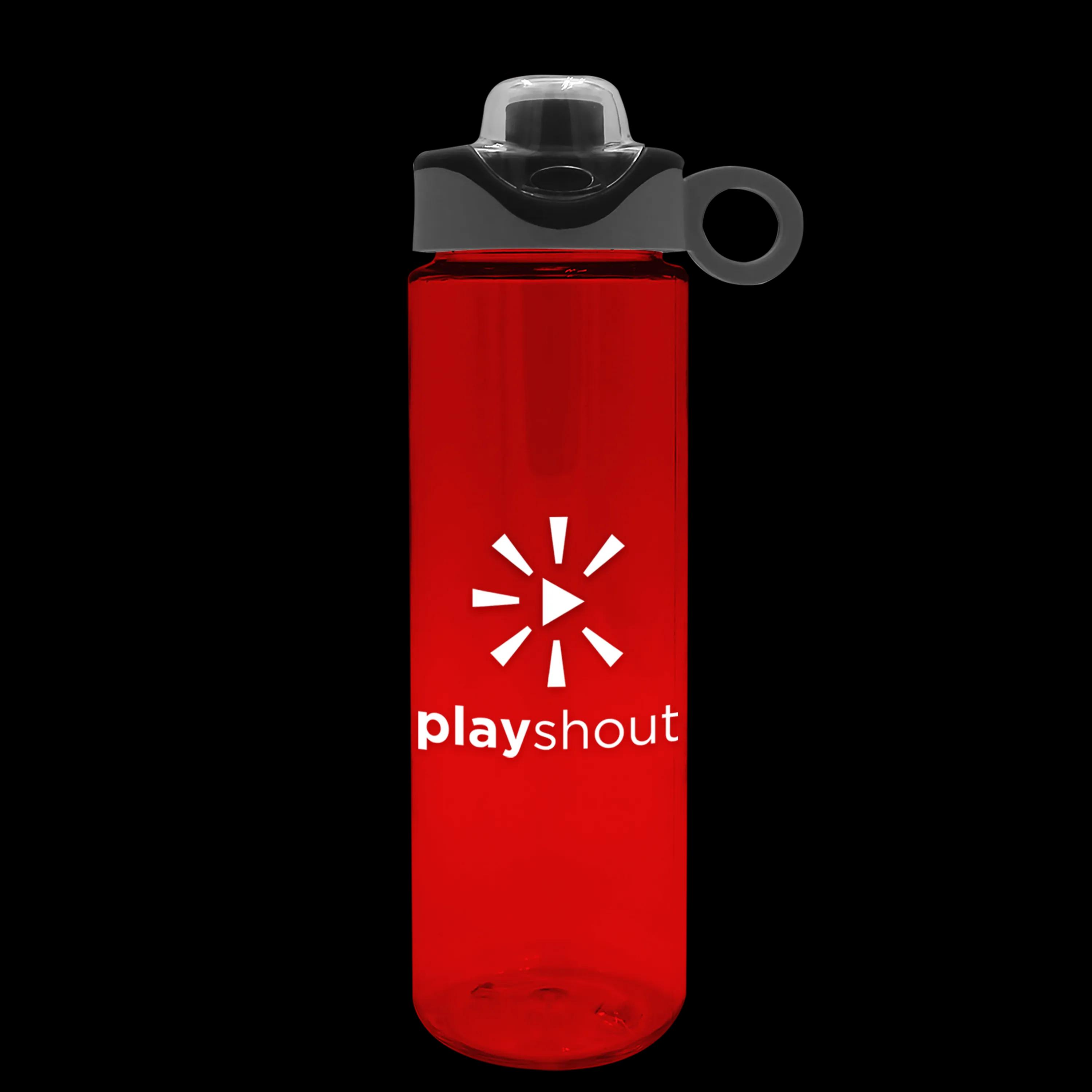 Garyline® Freedom Tritan® Bottle with Two-Tone Drink-Thru Lid with Silicone Loop - 28 oz. 25 of 64