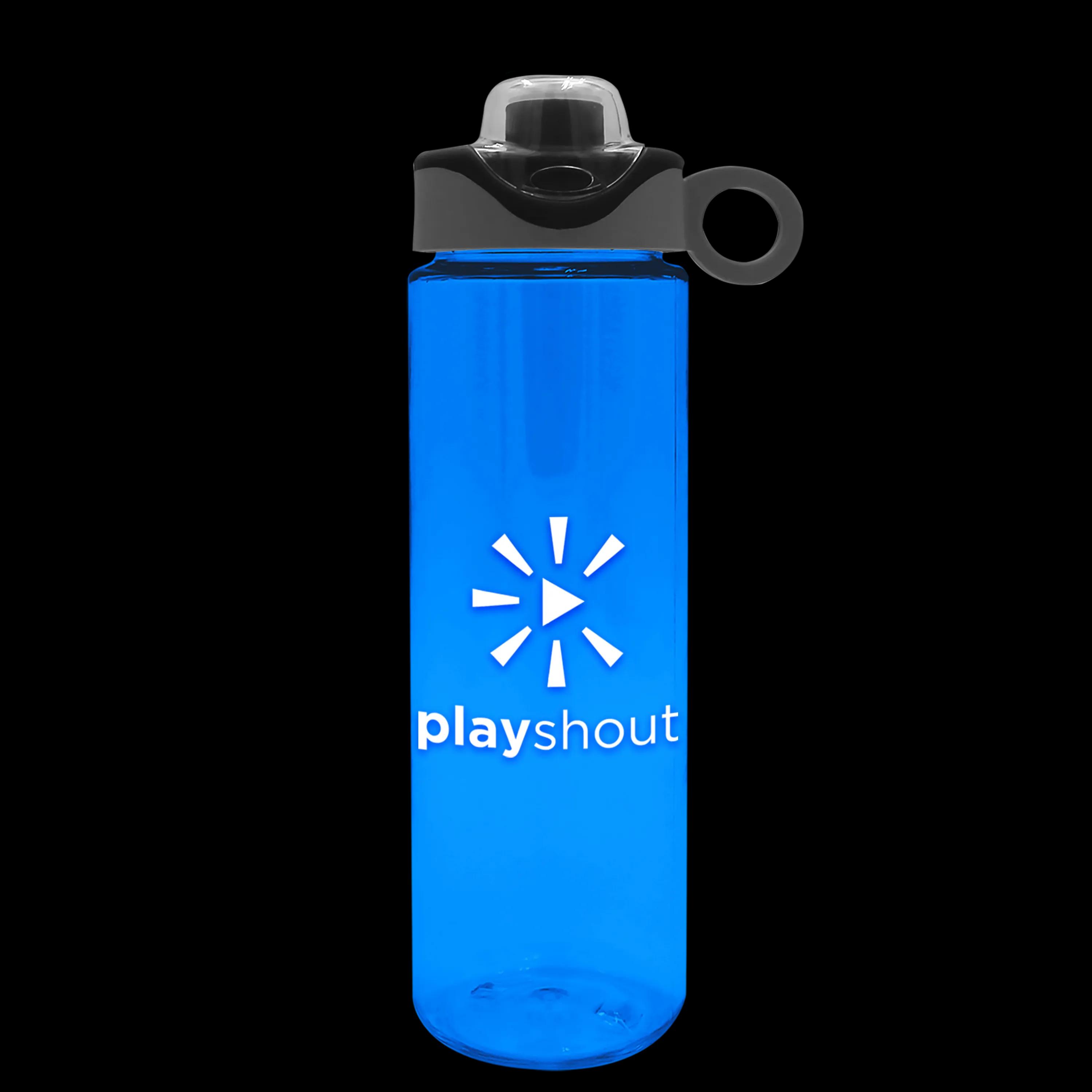 Garyline® Freedom Tritan® Bottle with Two-Tone Drink-Thru Lid with Silicone Loop - 28 oz. 15 of 64