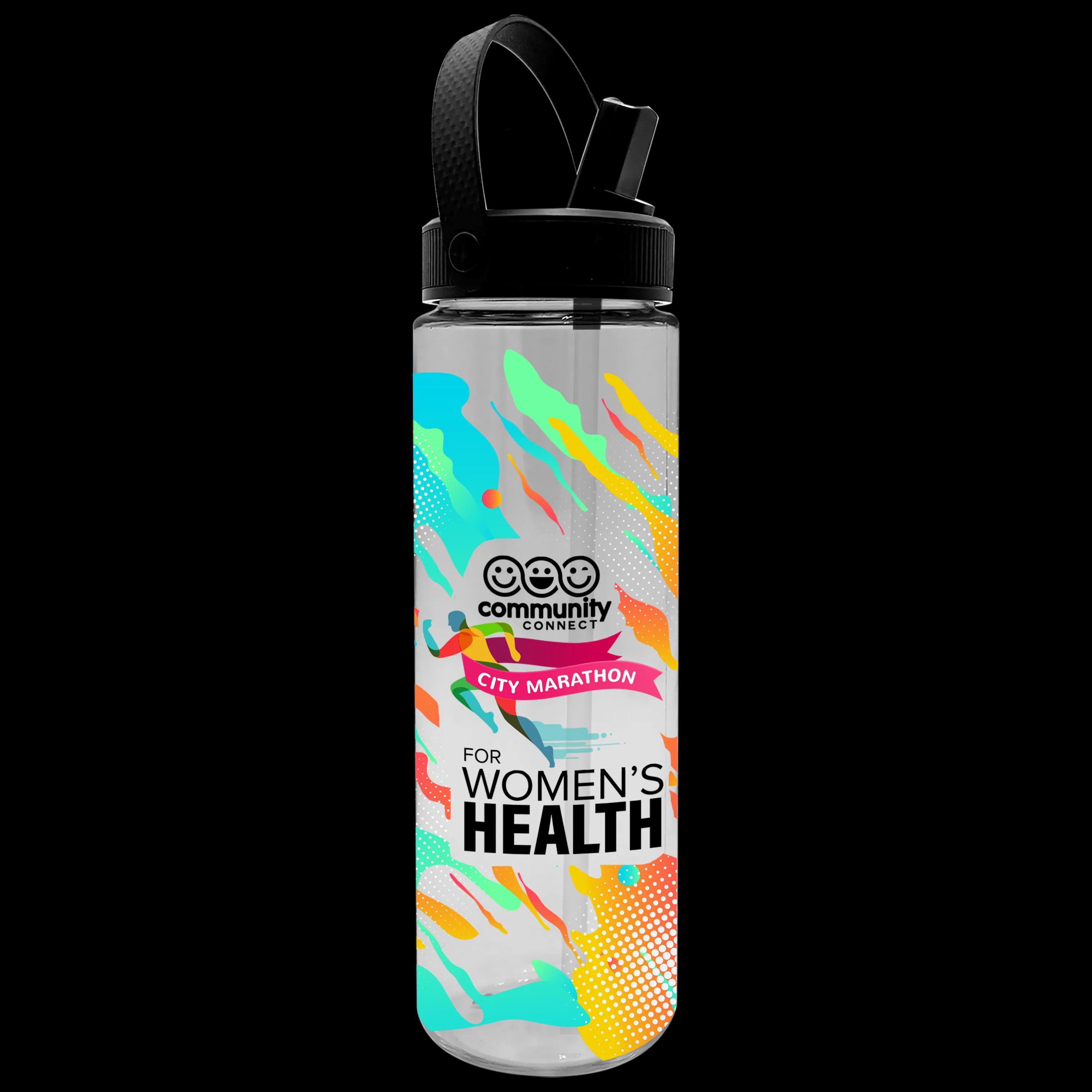 Garyline® Freedom Tritan® Bottle with Flip-Straw, Swivel-Handle Lid - 28 oz. 31 of 43
