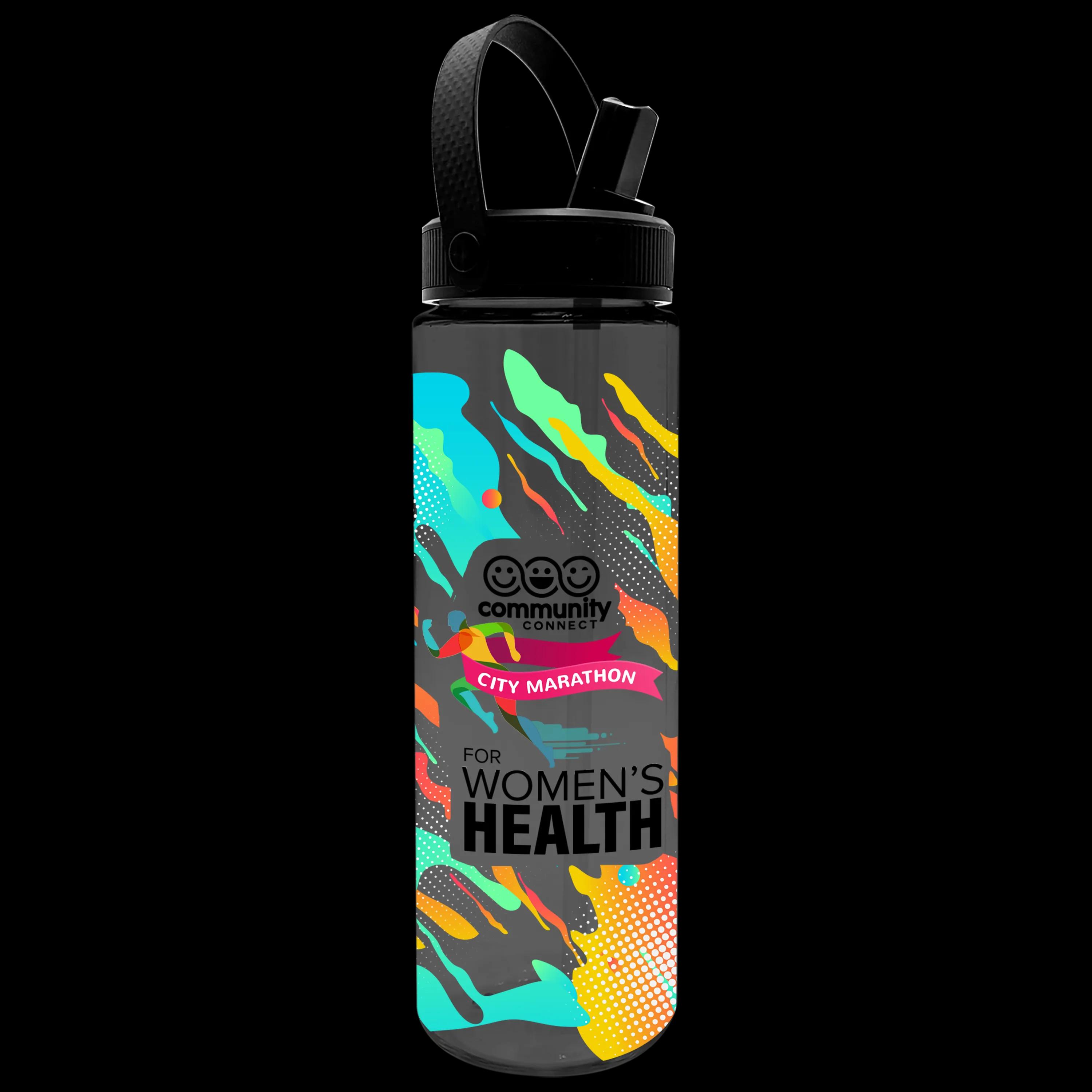 Garyline® Freedom Tritan® Bottle with Flip-Straw, Swivel-Handle Lid - 28 oz. 6 of 43