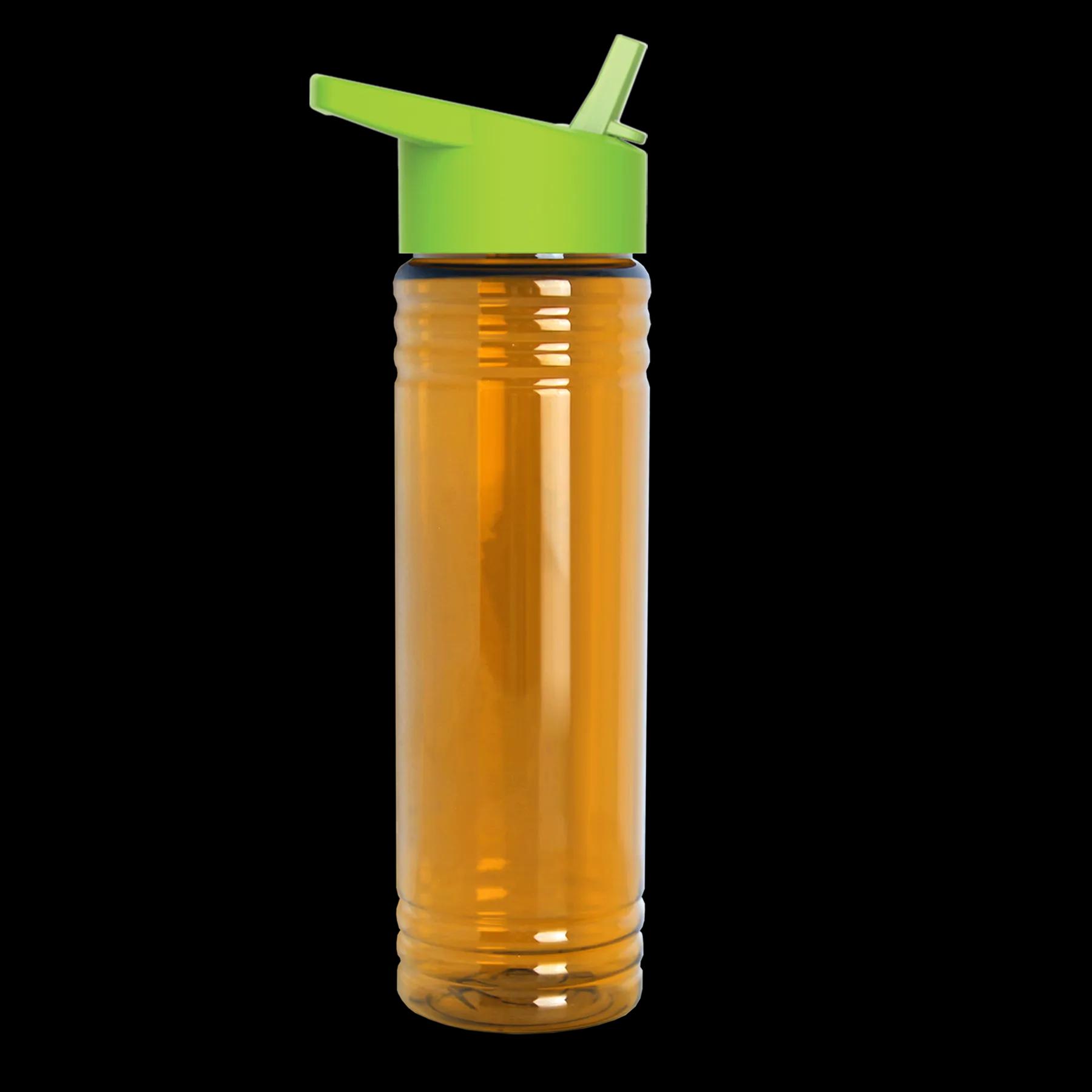 Garyline® Slim Fit RPET Bottle with Flip-Straw Lid - 24 oz. 173 of 292