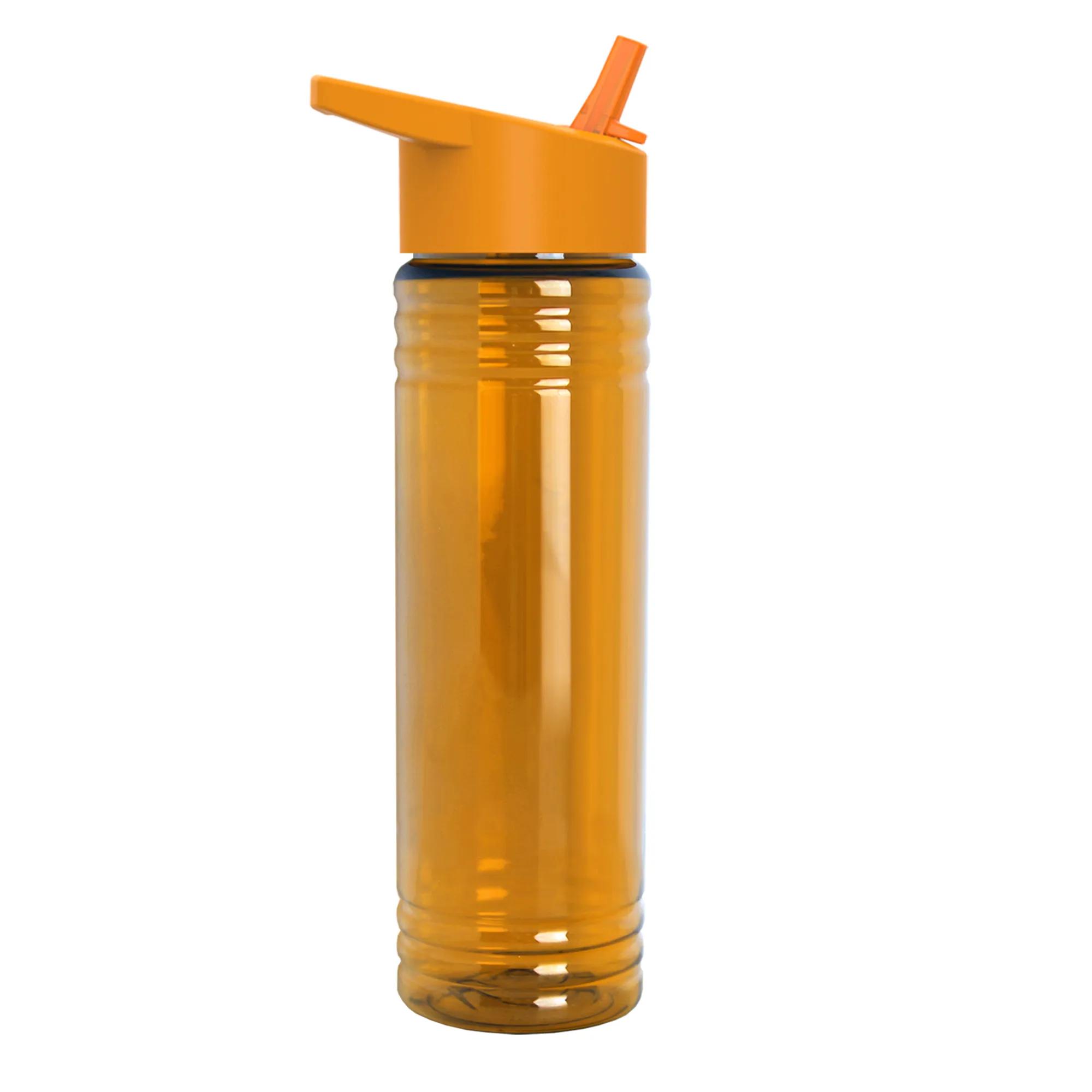 Garyline® Slim Fit RPET Bottle with Flip-Straw Lid - 24 oz. 191 of 292