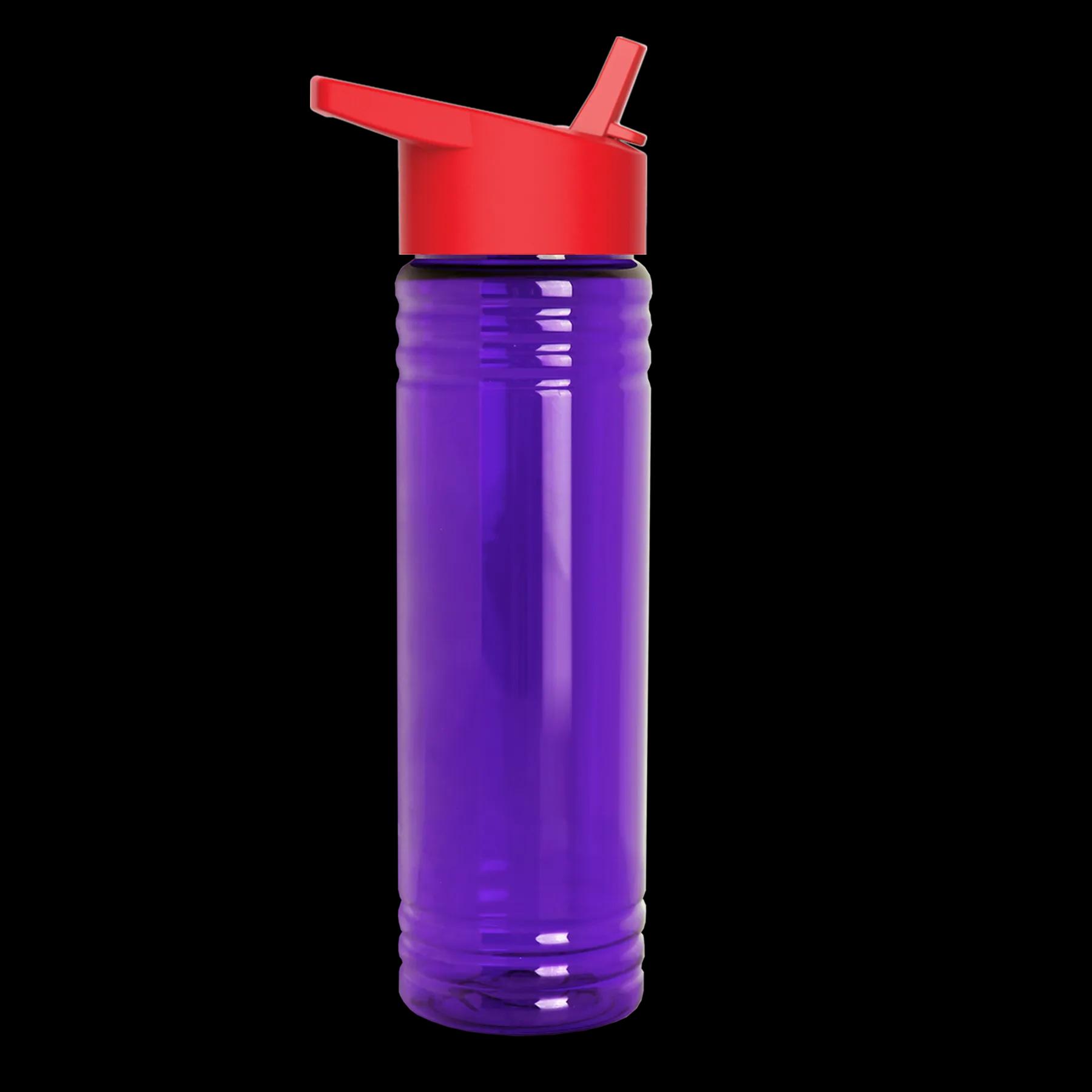 Garyline® Slim Fit RPET Bottle with Flip-Straw Lid - 24 oz. 185 of 292