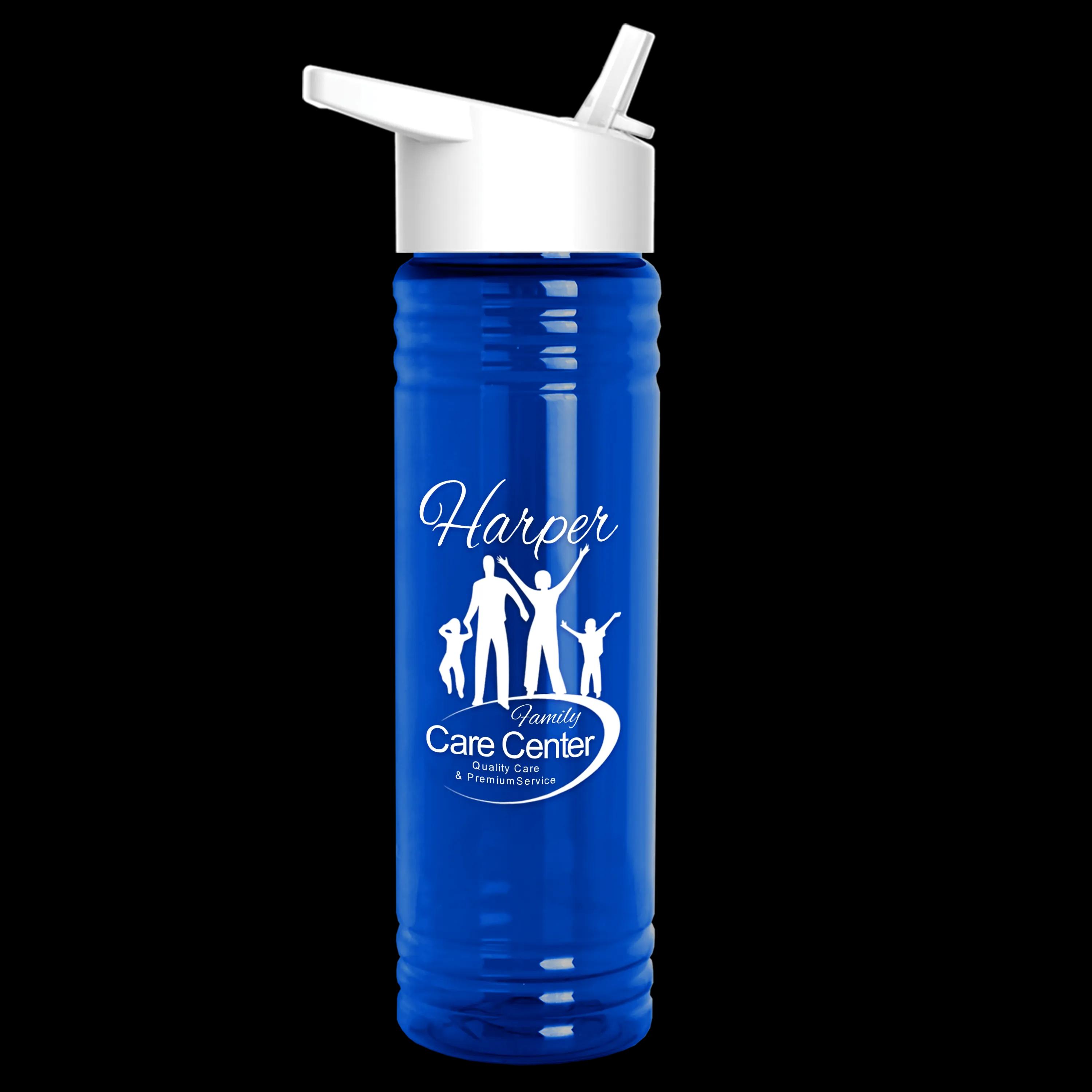 Garyline® Slim Fit RPET Bottle with Flip-Straw Lid - 24 oz. 93 of 292