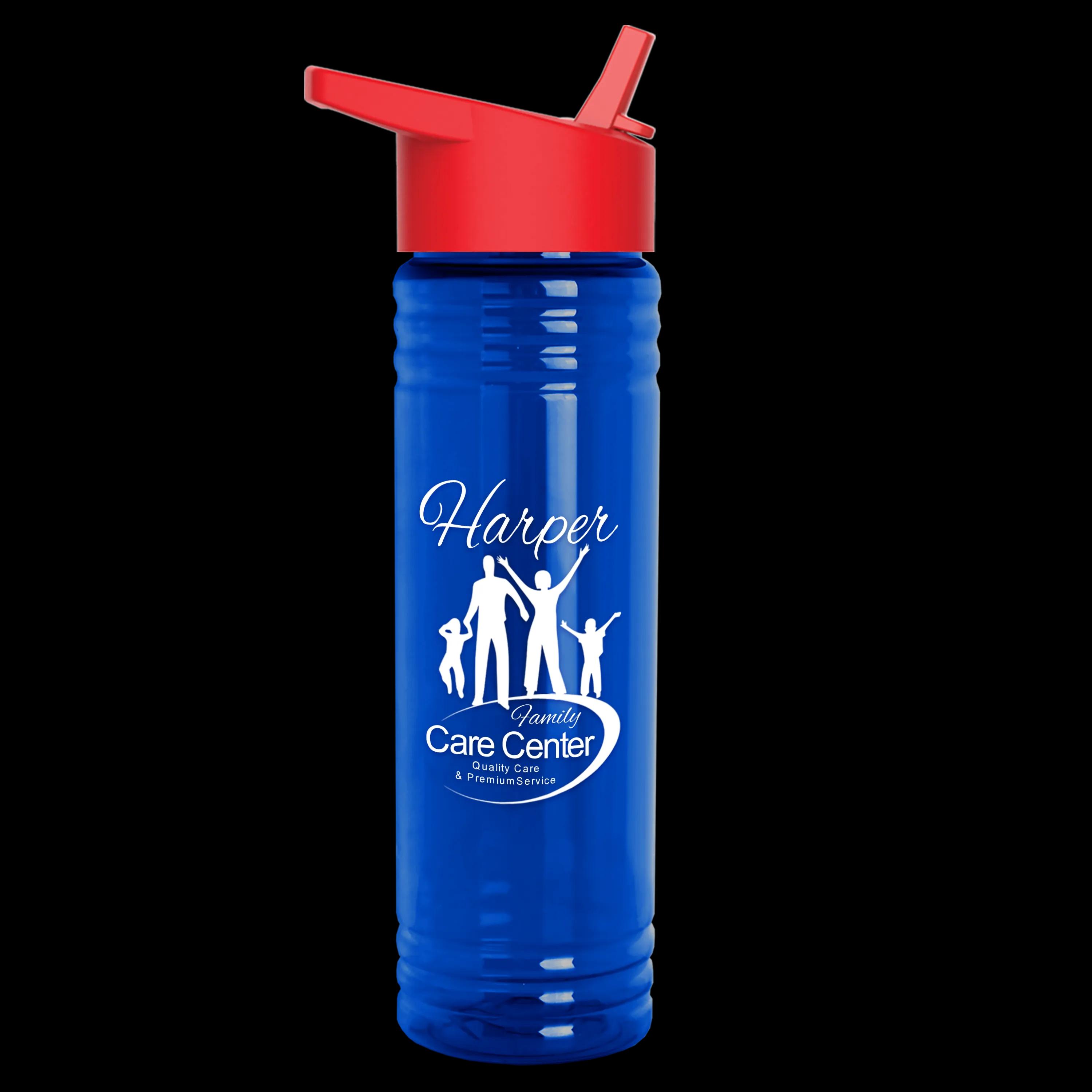 Garyline® Slim Fit RPET Bottle with Flip-Straw Lid - 24 oz. 88 of 292