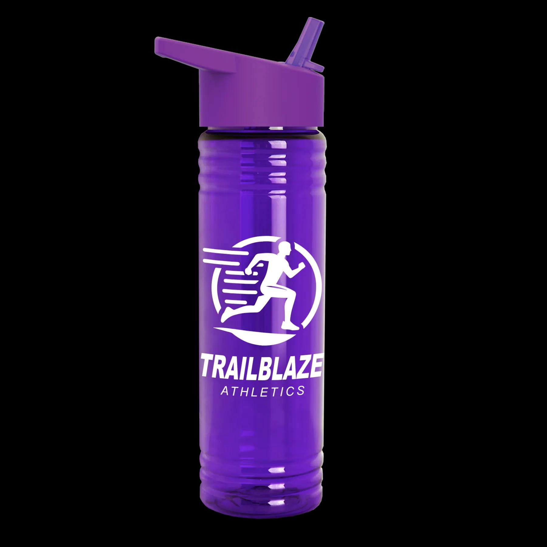 Garyline® Slim Fit RPET Bottle with Flip-Straw Lid - 24 oz. 258 of 292