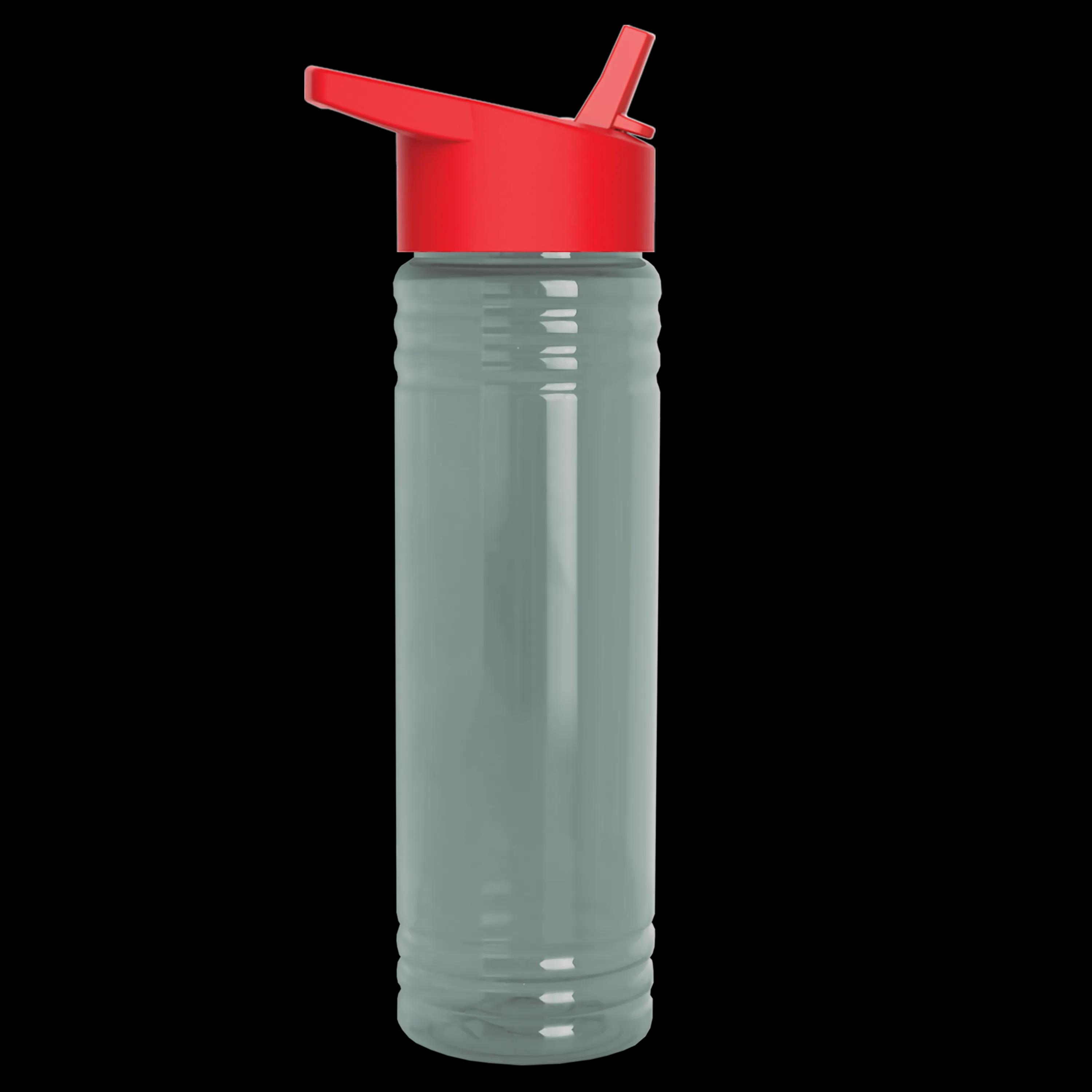 Garyline® Slim Fit RPET Bottle with Flip-Straw Lid - 24 oz. 278 of 292