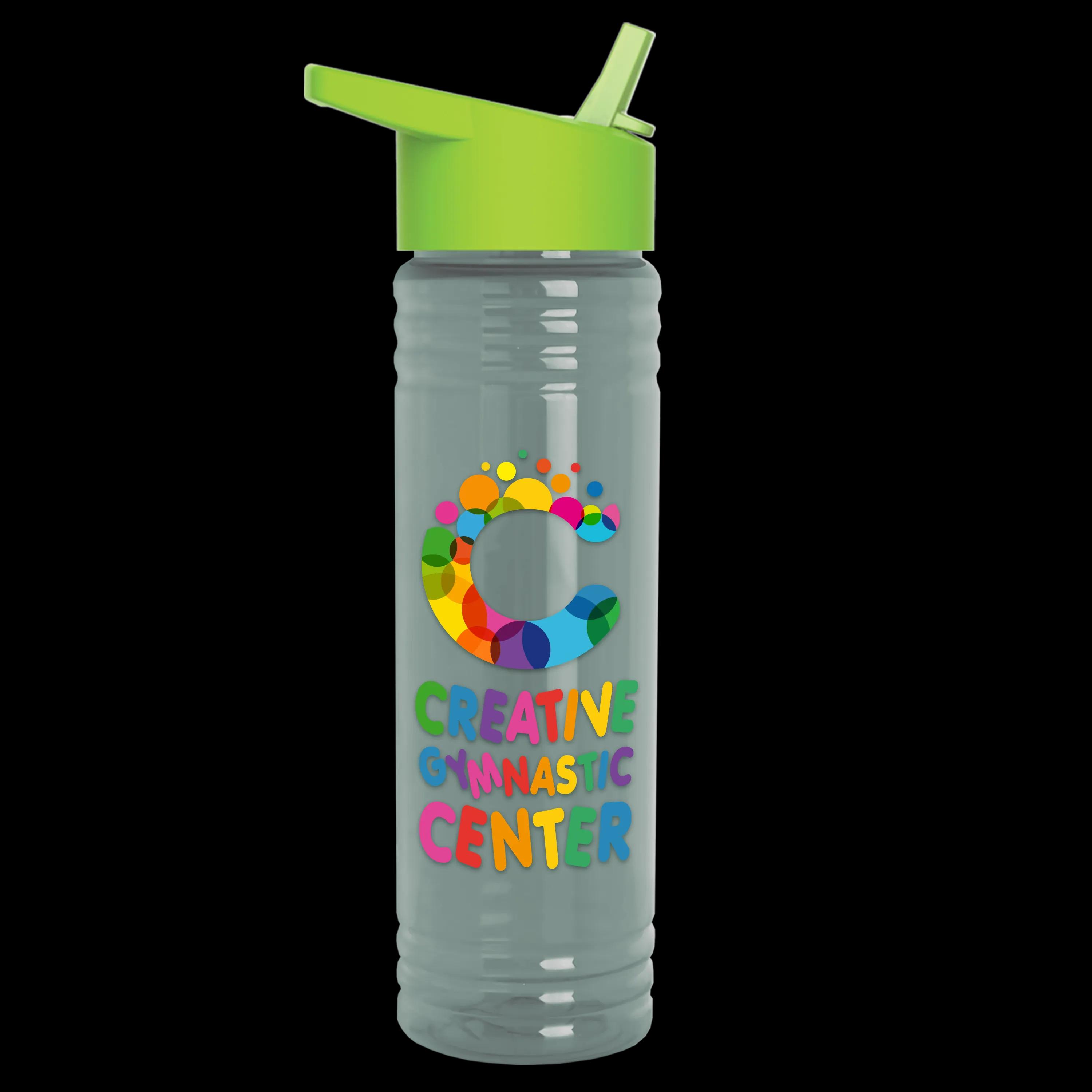 Garyline® Slim Fit RPET Bottle with Flip-Straw Lid - 24 oz. 49 of 292