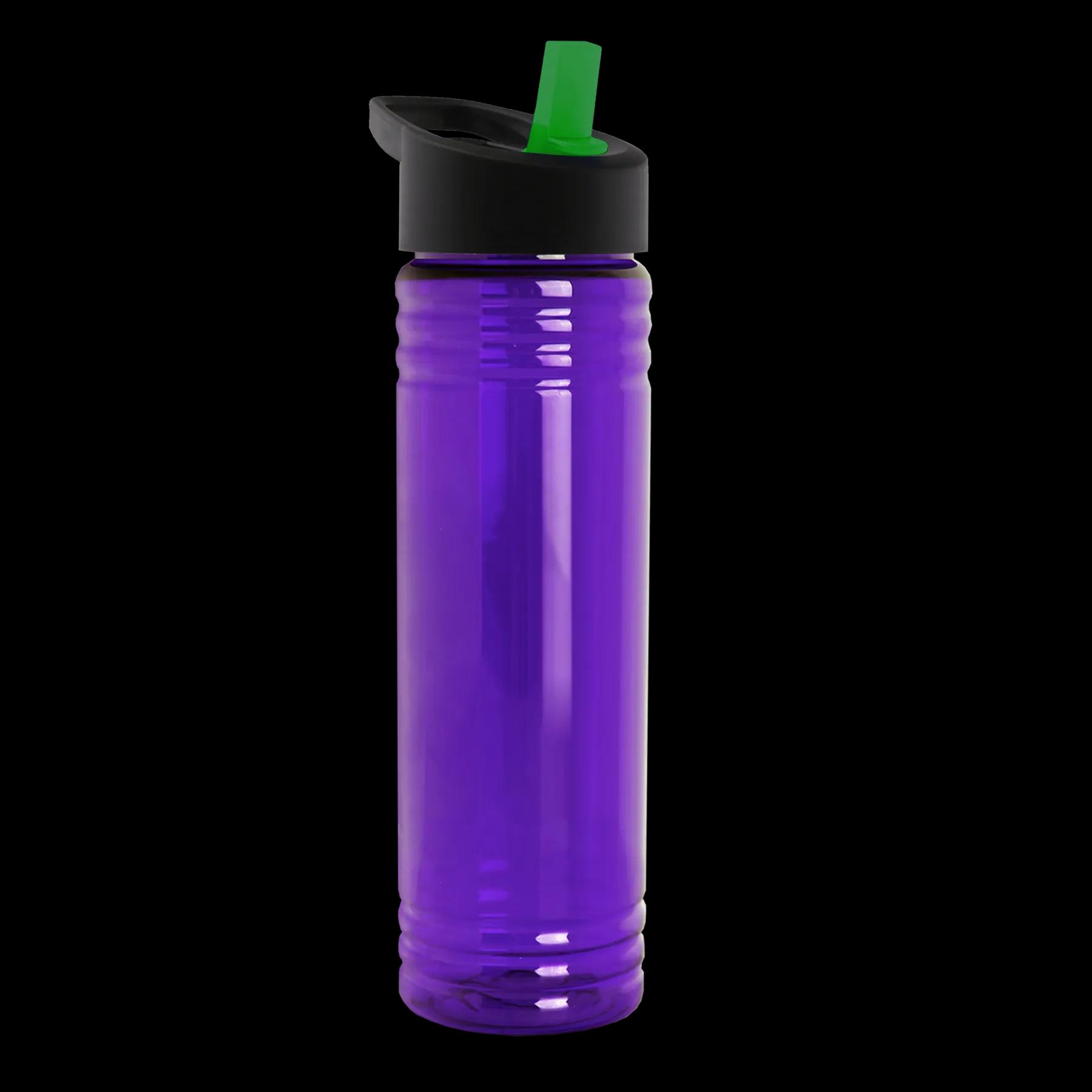 Garyline® Slim Fit RPET Bottle with Flip-Straw Lid - 24 oz. 181 of 292