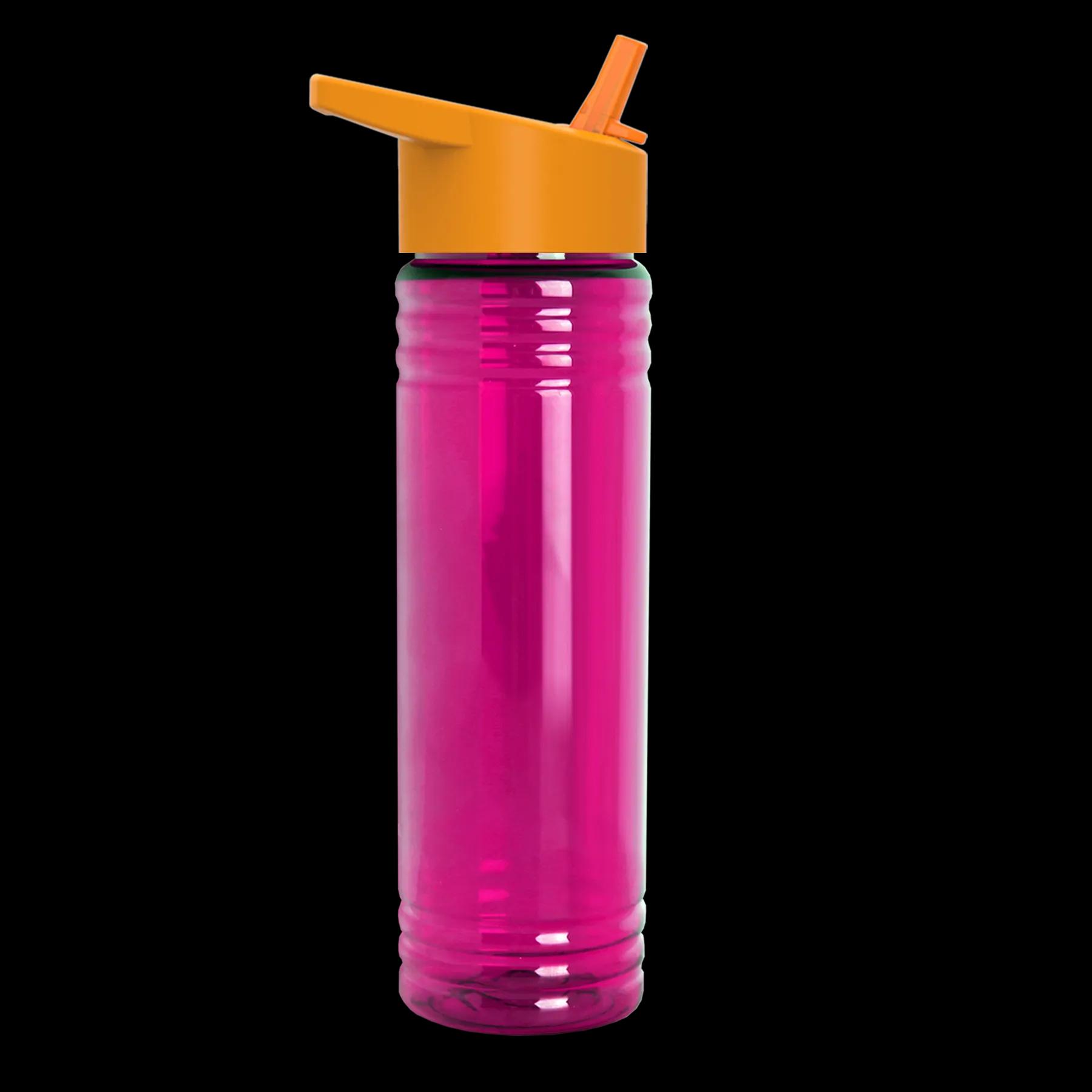 Garyline® Slim Fit RPET Bottle with Flip-Straw Lid - 24 oz. 164 of 292