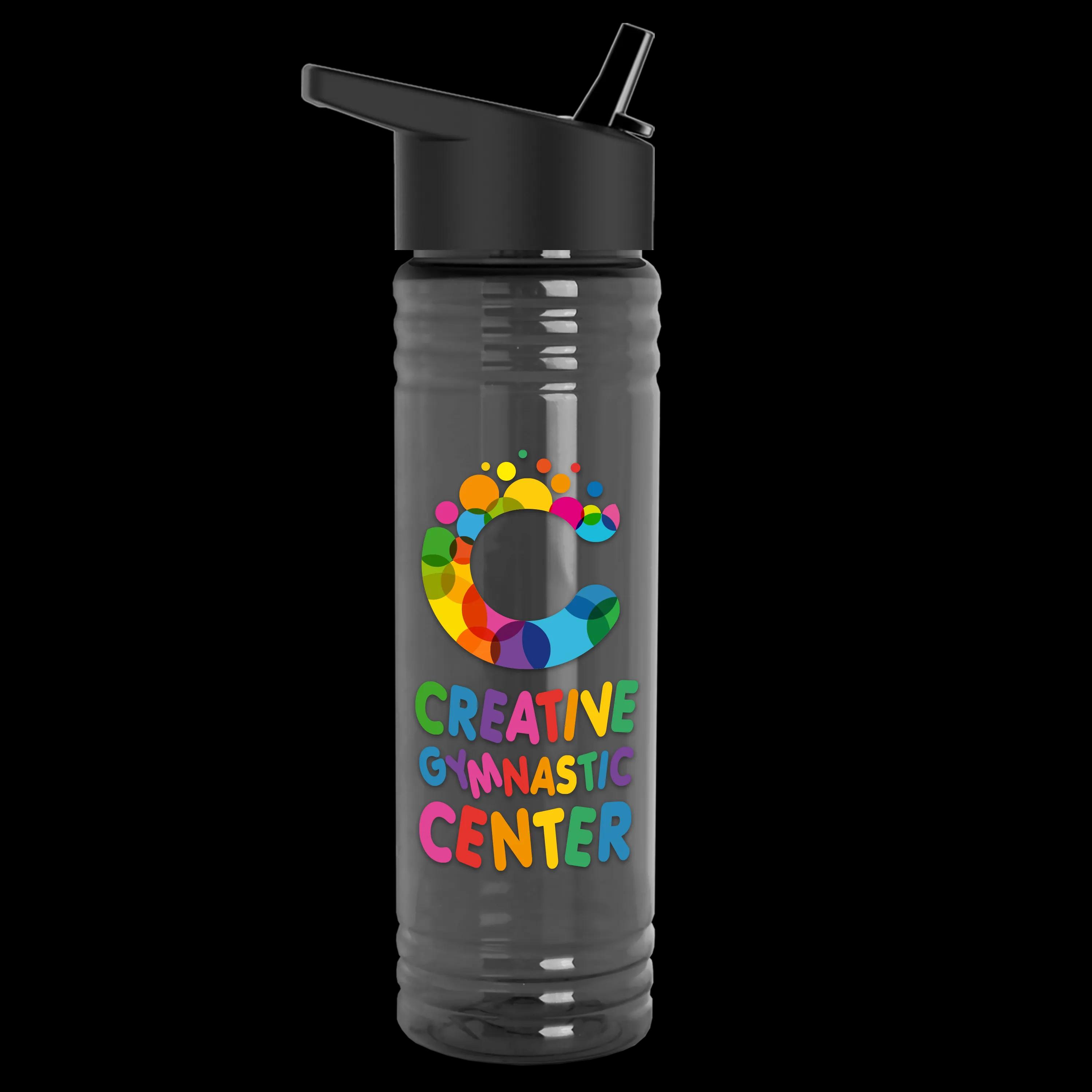Garyline® Slim Fit RPET Bottle with Flip-Straw Lid - 24 oz. 60 of 292