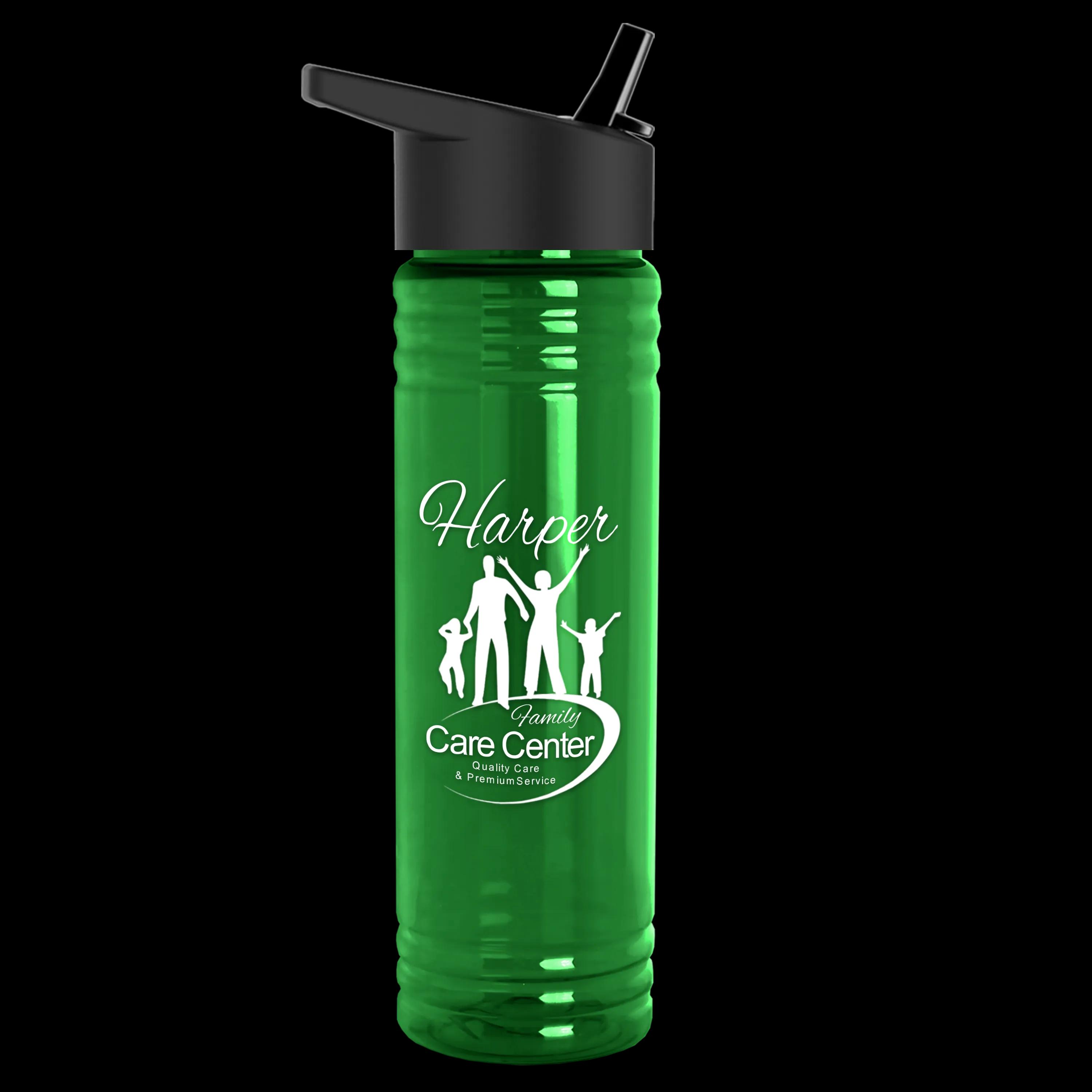 Garyline® Slim Fit RPET Bottle with Flip-Straw Lid - 24 oz. 95 of 292