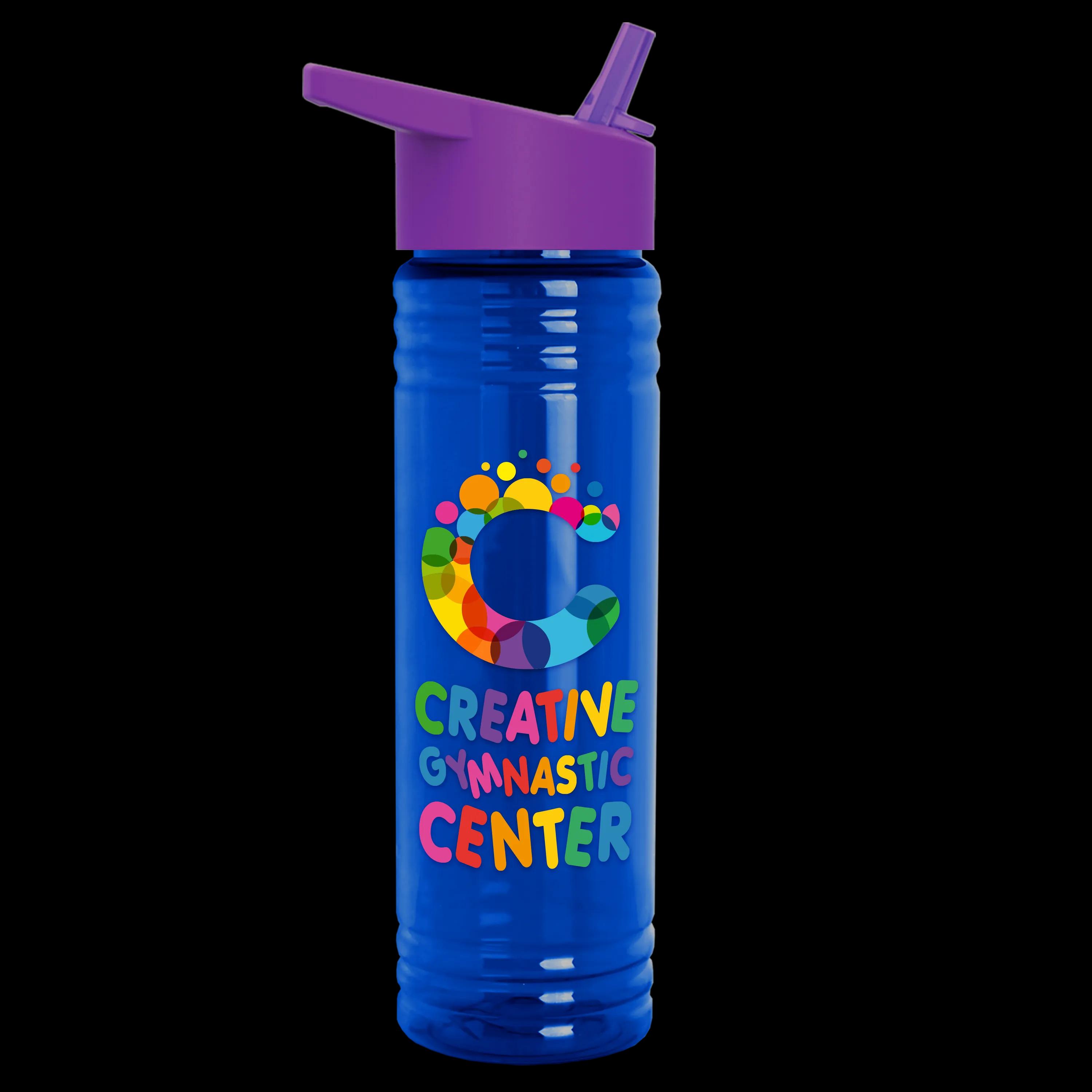 Garyline® Slim Fit RPET Bottle with Flip-Straw Lid - 24 oz. 92 of 292