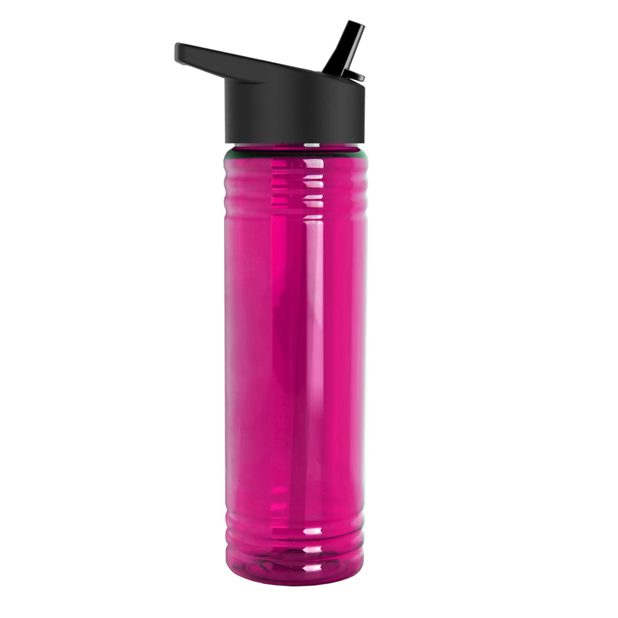 Garyline® Slim Fit RPET Bottle with Flip-Straw Lid - 24 oz. 189 of 292