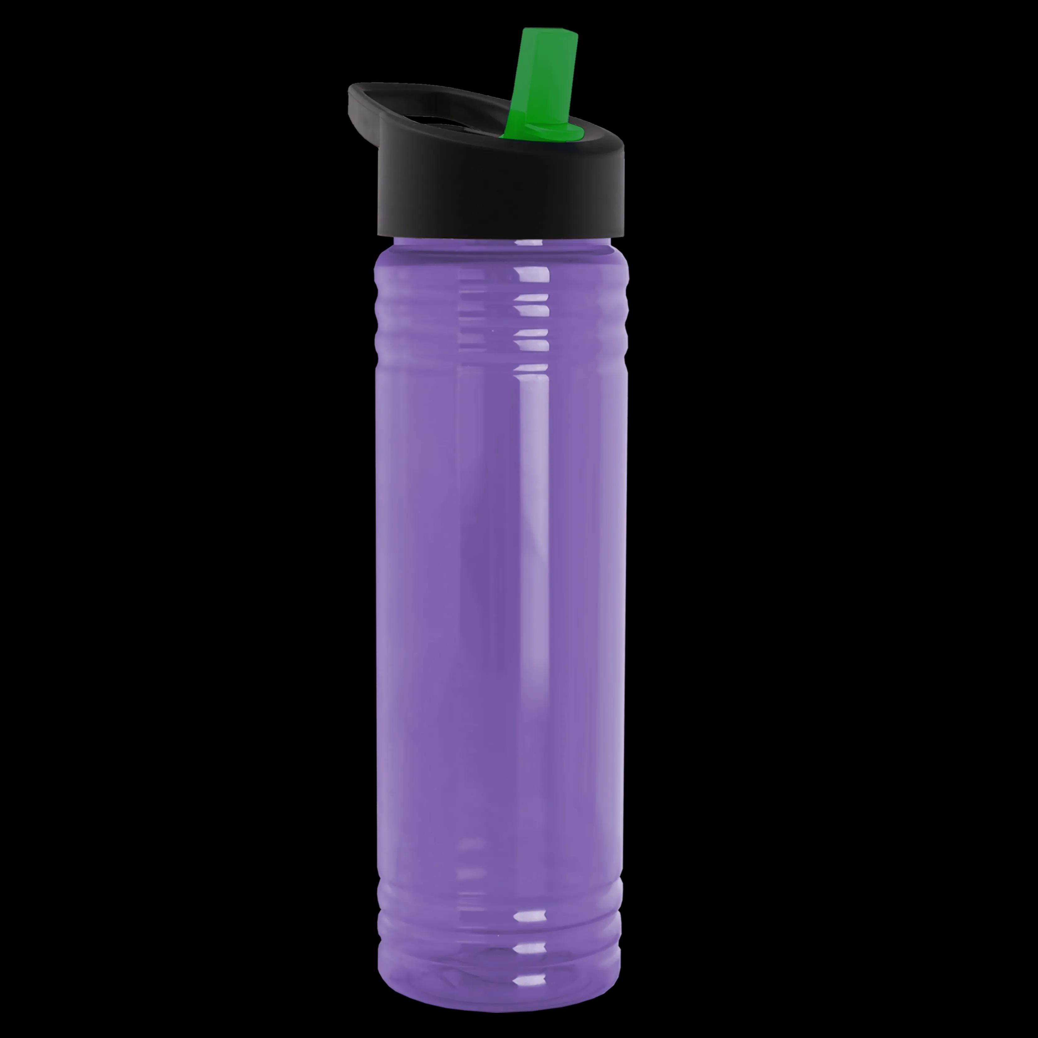 Garyline® Slim Fit RPET Bottle with Flip-Straw Lid - 24 oz. 272 of 292