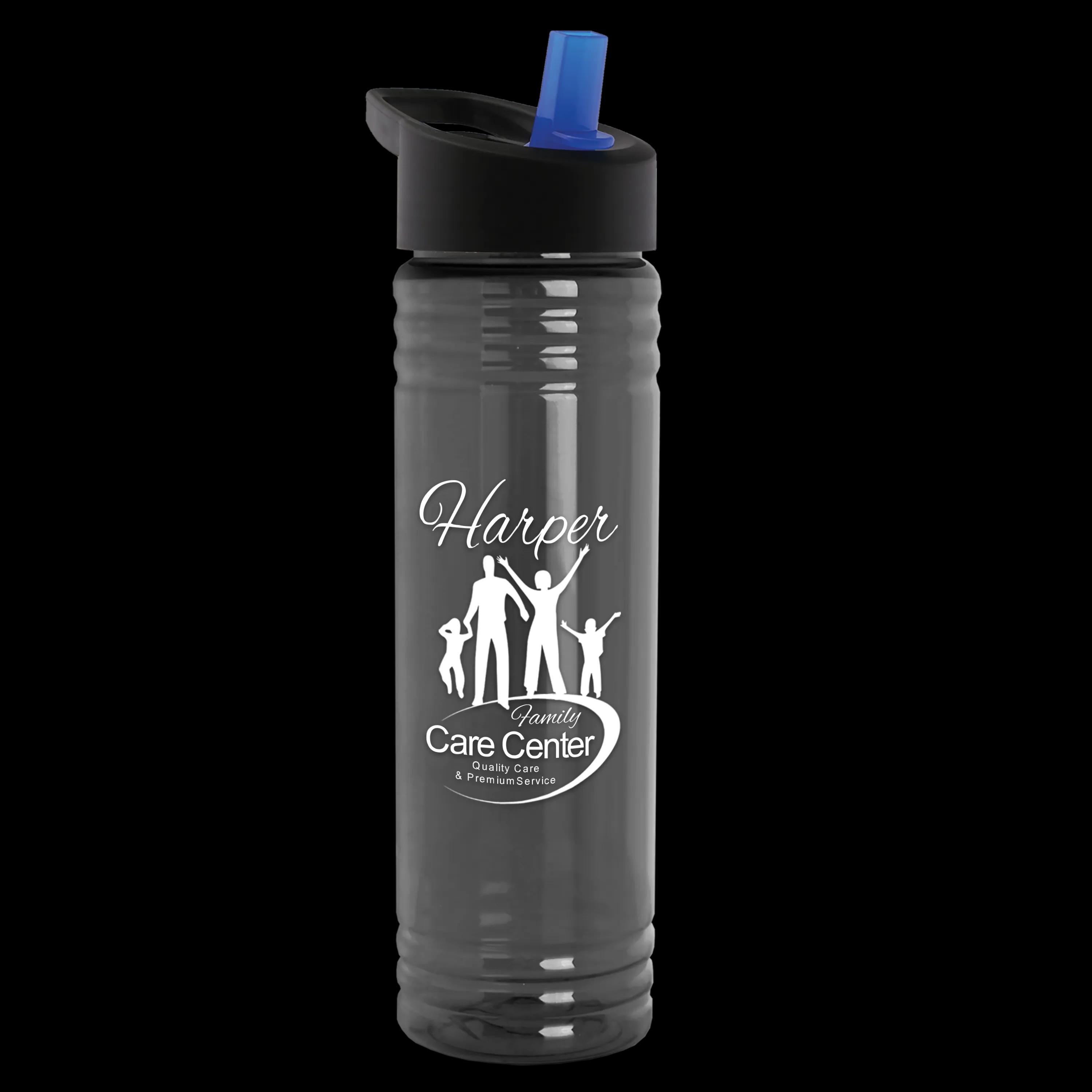 Garyline® Slim Fit RPET Bottle with Flip-Straw Lid - 24 oz. 61 of 292