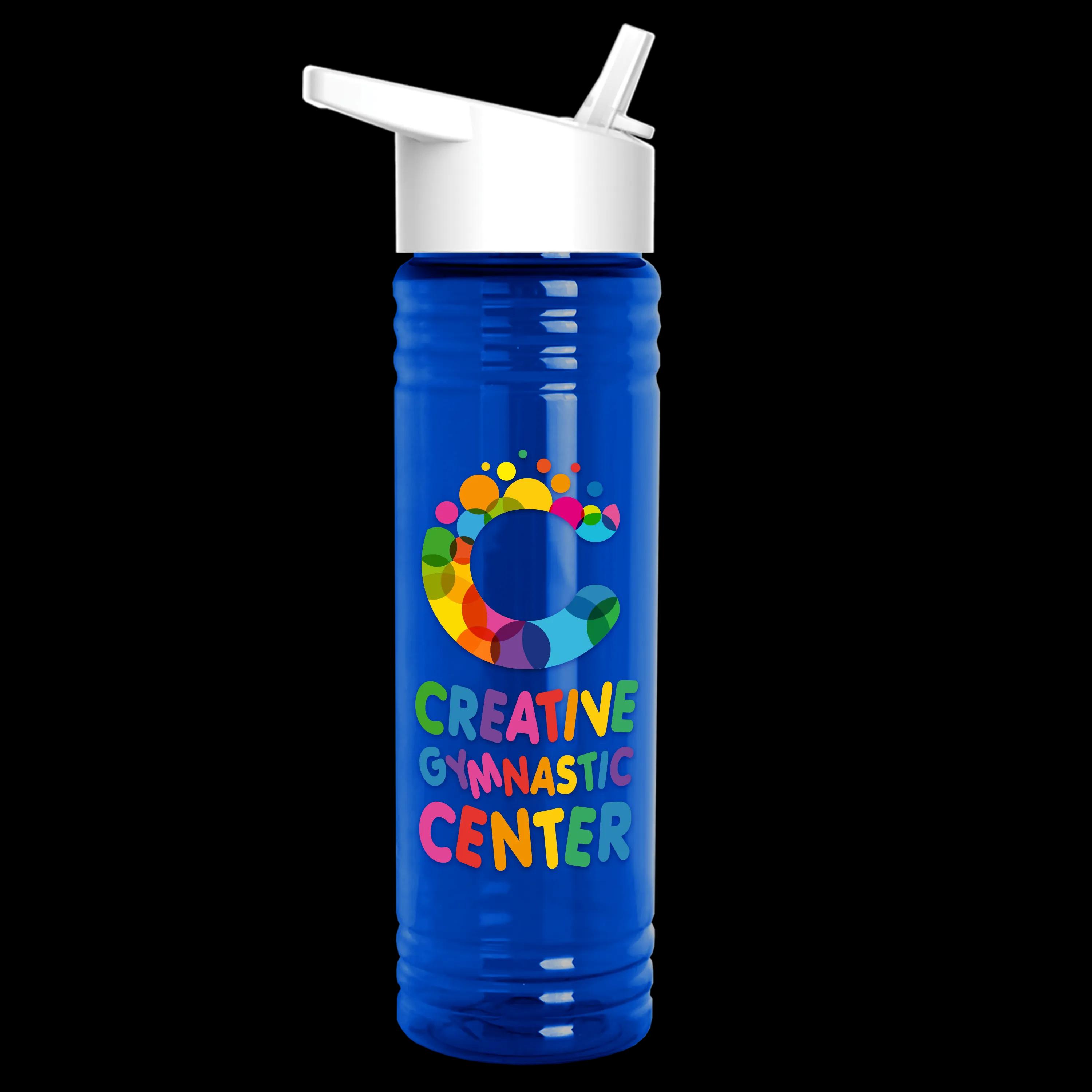 Garyline® Slim Fit RPET Bottle with Flip-Straw Lid - 24 oz. 94 of 292