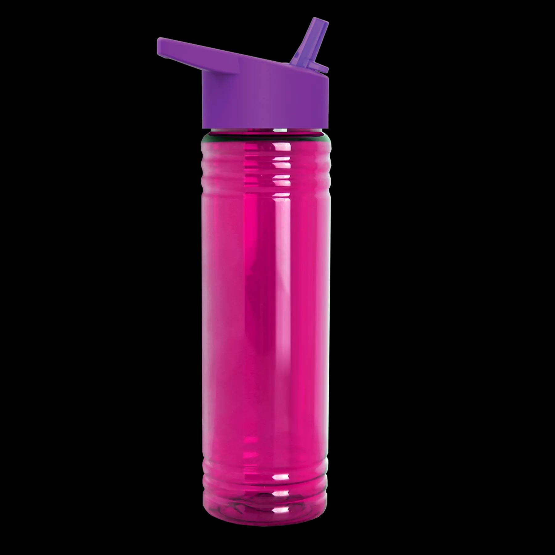 Garyline® Slim Fit RPET Bottle with Flip-Straw Lid - 24 oz. 167 of 292