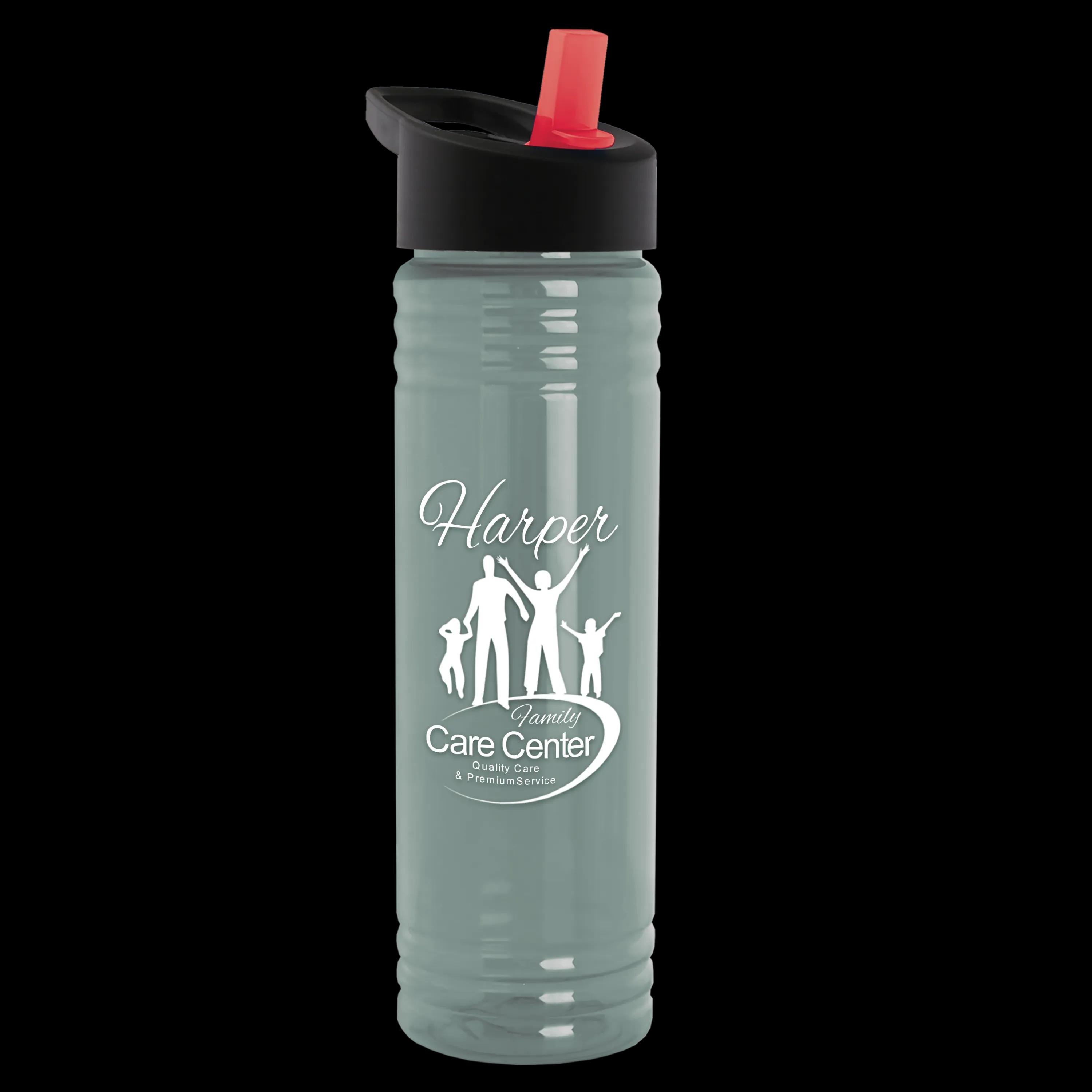 Garyline® Slim Fit RPET Bottle with Flip-Straw Lid - 24 oz. 46 of 292