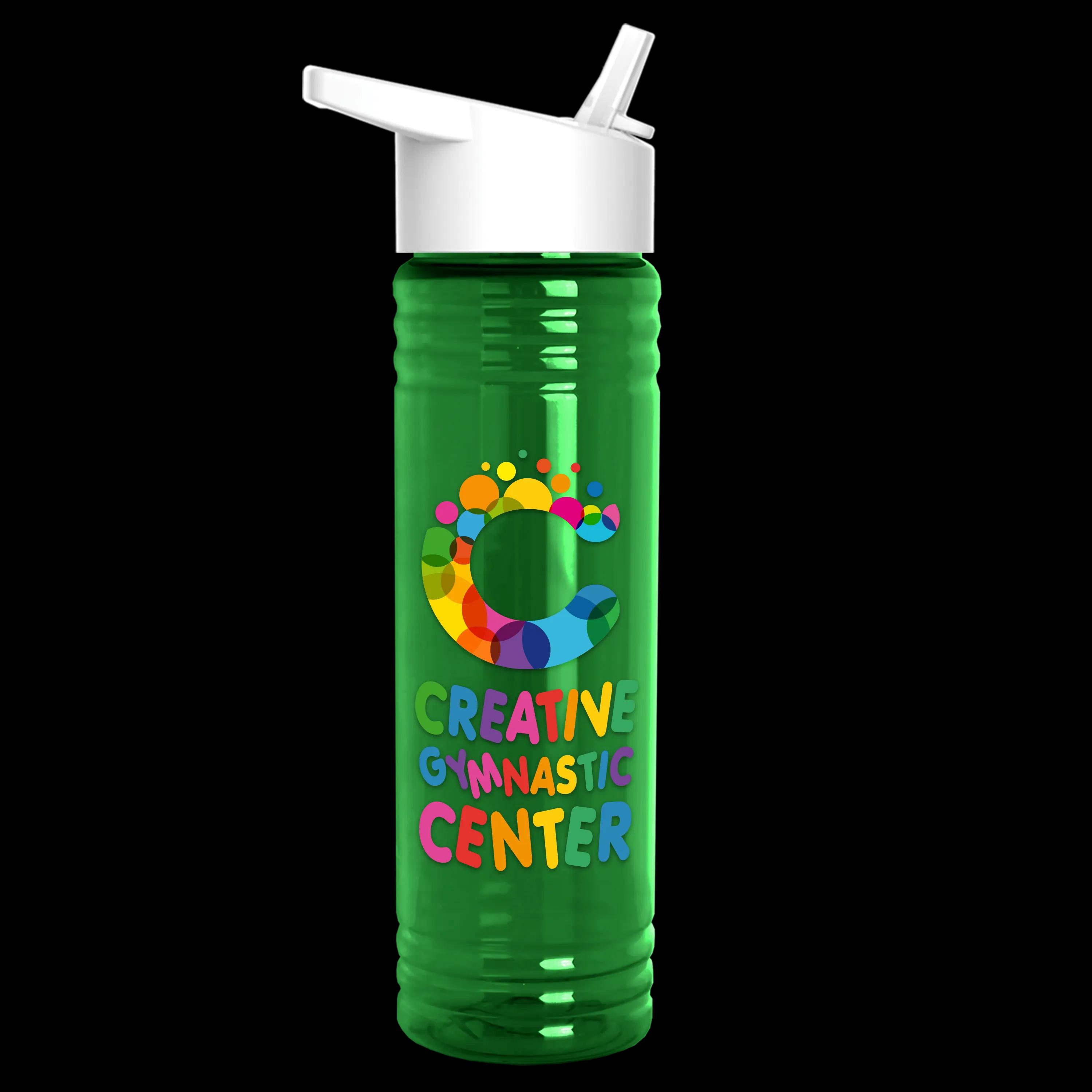 Garyline® Slim Fit RPET Bottle with Flip-Straw Lid - 24 oz. 112 of 292