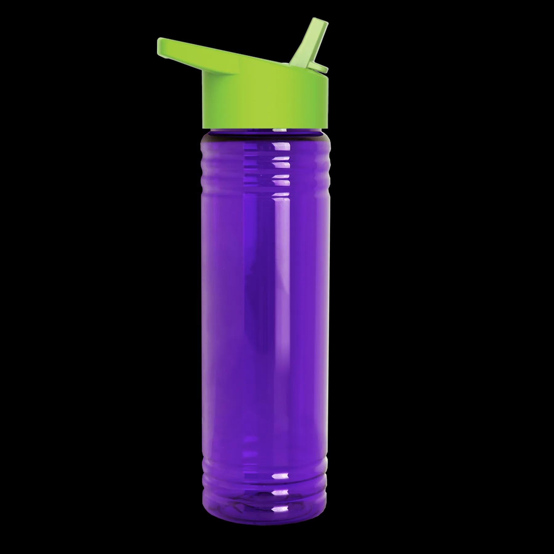 Garyline® Slim Fit RPET Bottle with Flip-Straw Lid - 24 oz. 183 of 292