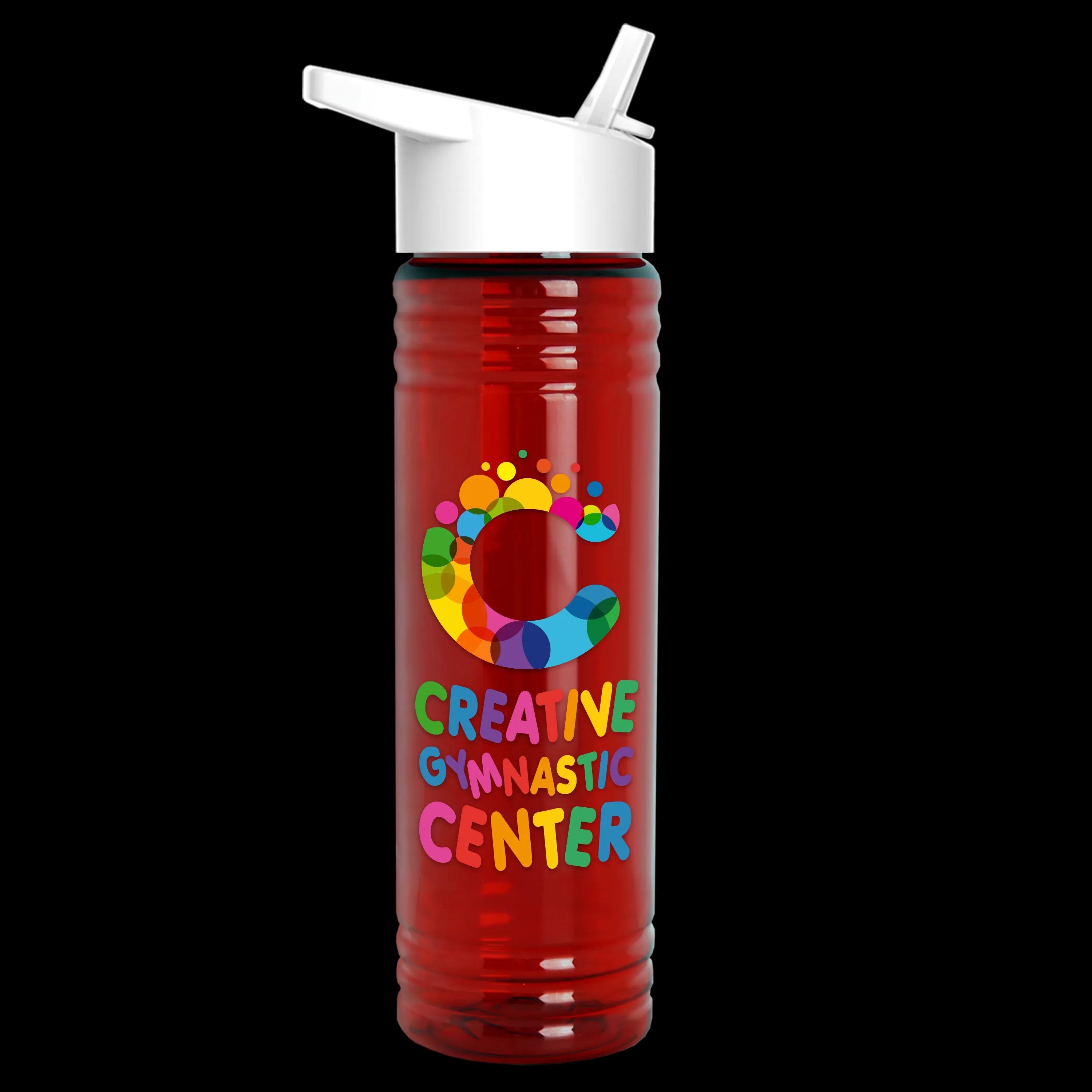 Garyline® Slim Fit RPET Bottle with Flip-Straw Lid - 24 oz. 9 of 292
