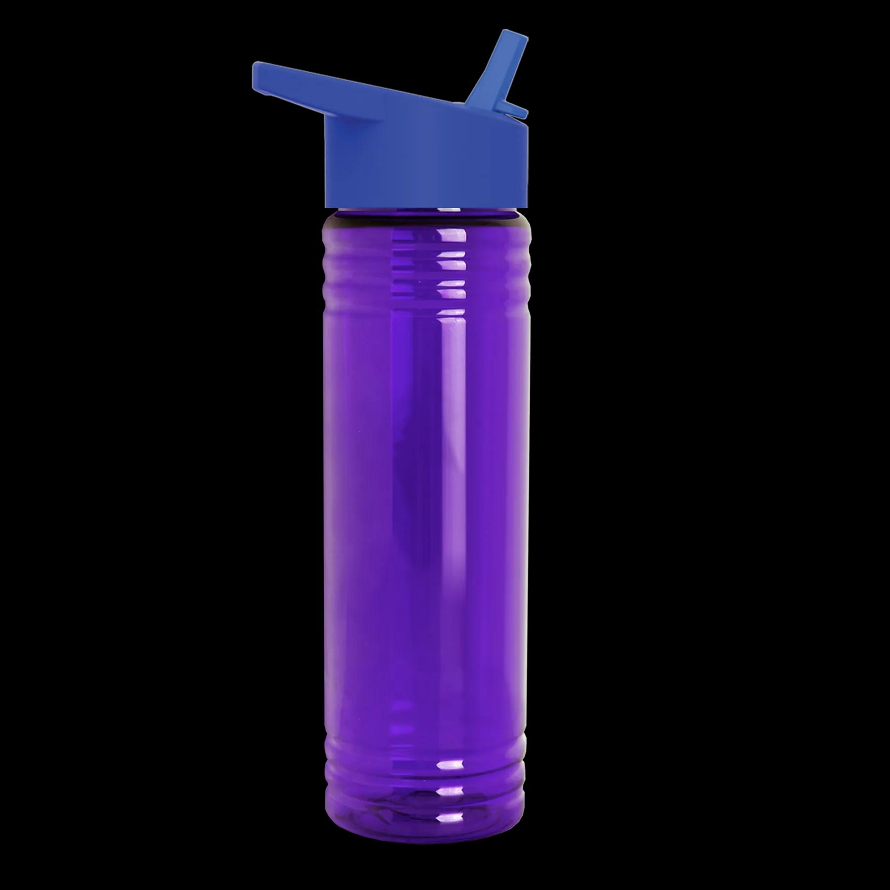 Garyline® Slim Fit RPET Bottle with Flip-Straw Lid - 24 oz. 186 of 292