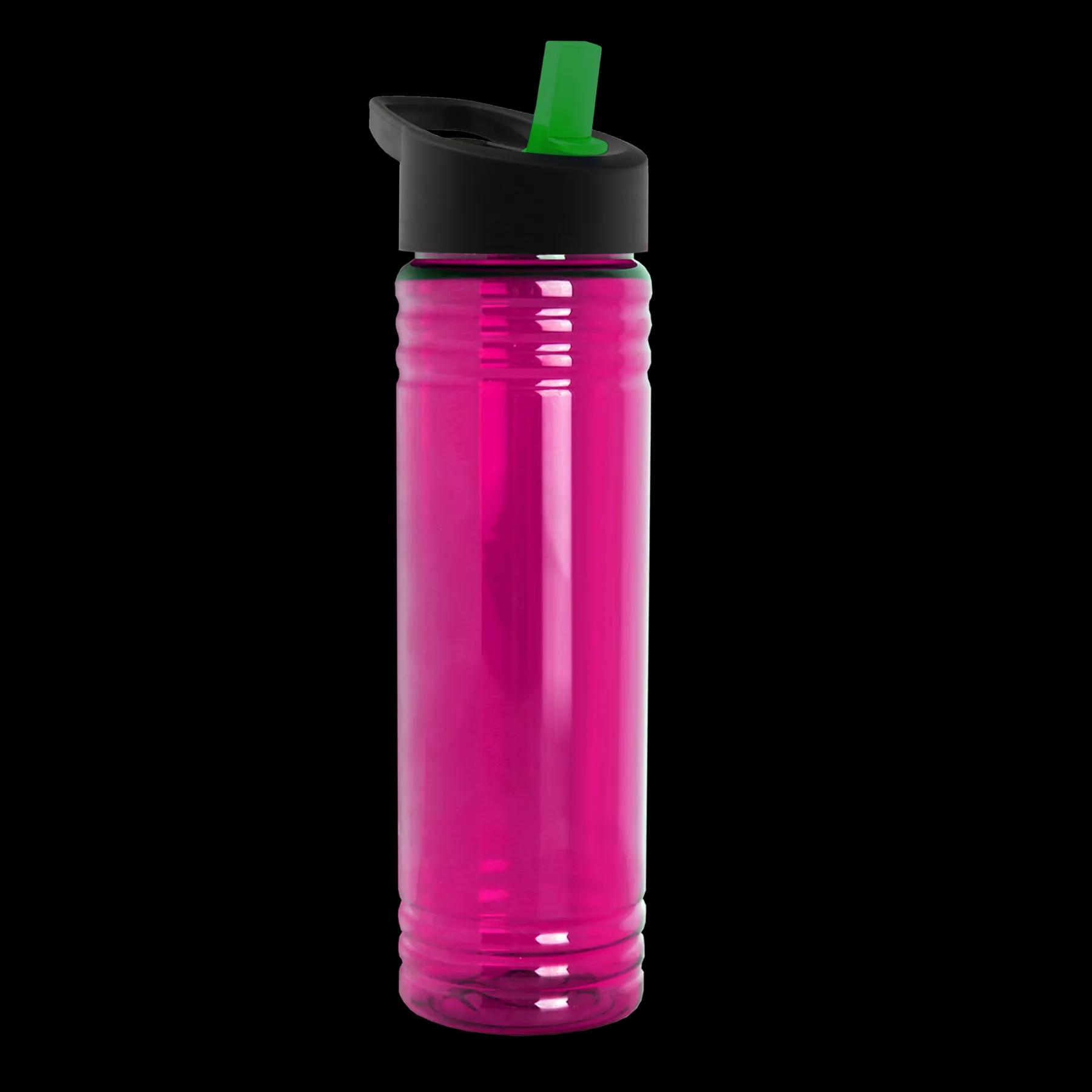 Garyline® Slim Fit RPET Bottle with Flip-Straw Lid - 24 oz. 161 of 292