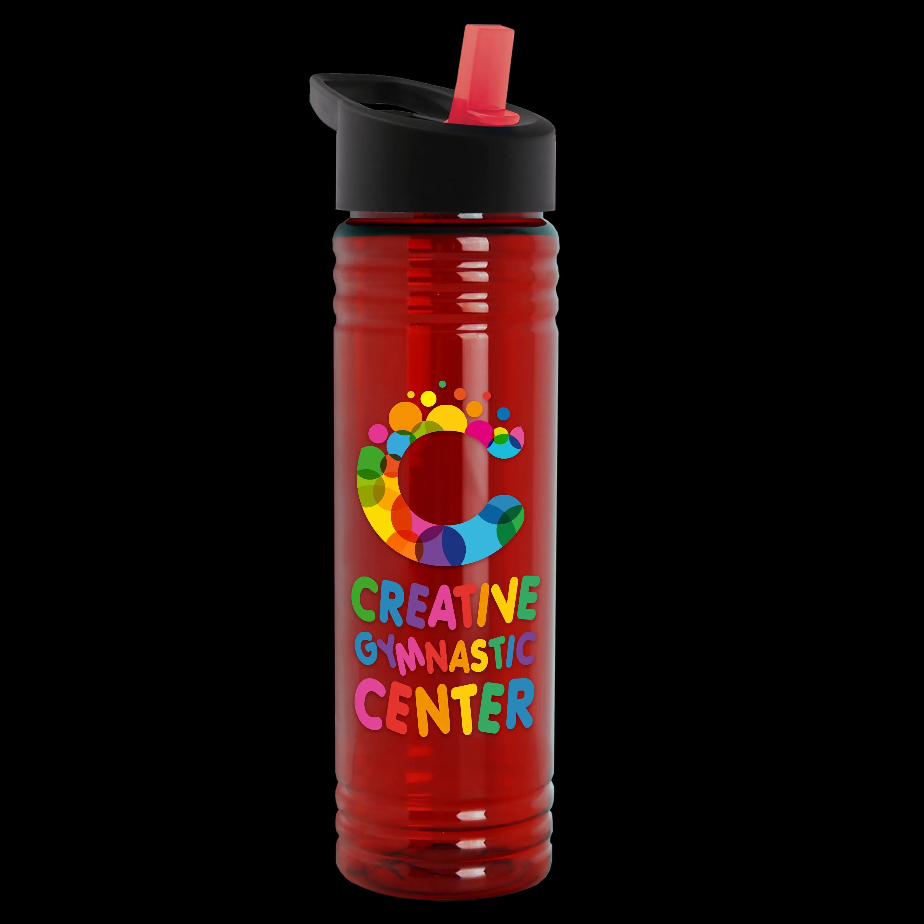 Garyline® Slim Fit RPET Bottle with Flip-Straw Lid - 24 oz. 120 of 292