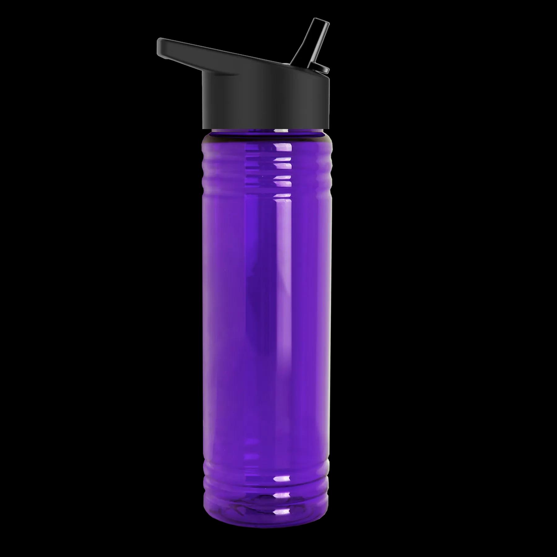 Garyline® Slim Fit RPET Bottle with Flip-Straw Lid - 24 oz. 179 of 292