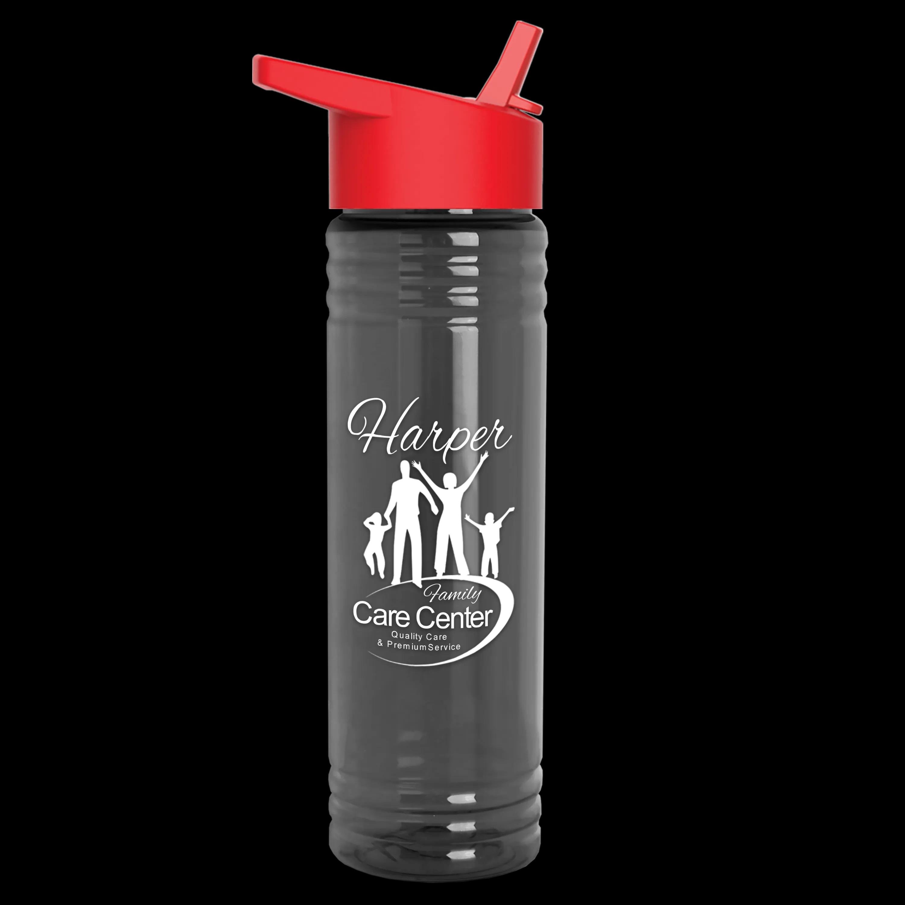 Garyline® Slim Fit RPET Bottle with Flip-Straw Lid - 24 oz. 6 of 292