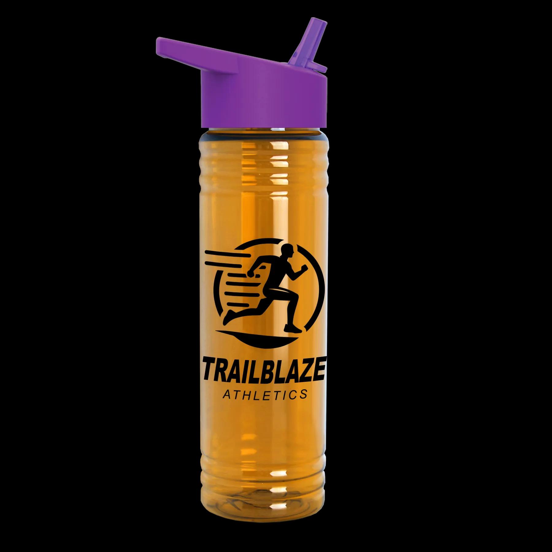 Garyline® Slim Fit RPET Bottle with Flip-Straw Lid - 24 oz. 238 of 292