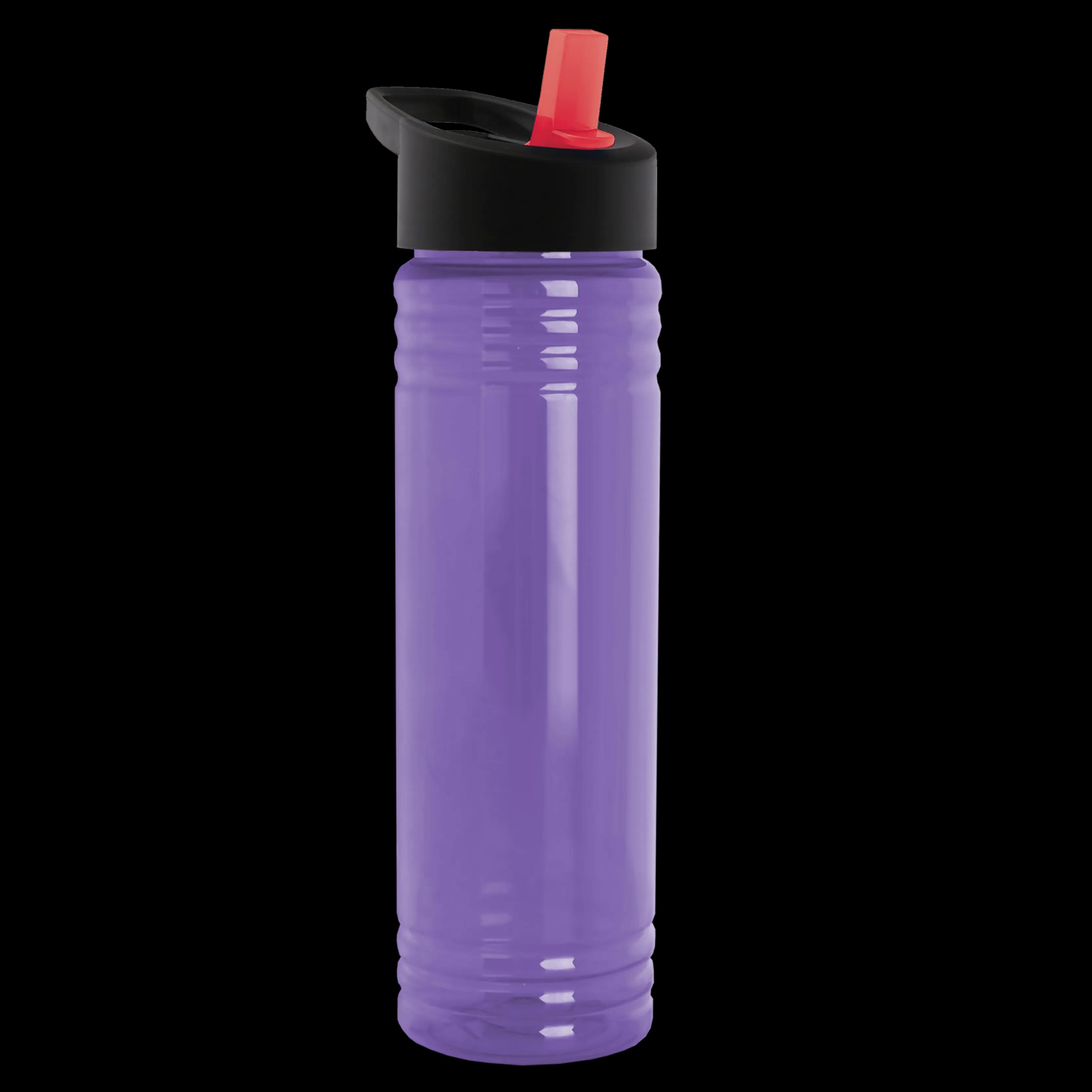 Garyline® Slim Fit RPET Bottle with Flip-Straw Lid - 24 oz. 273 of 292
